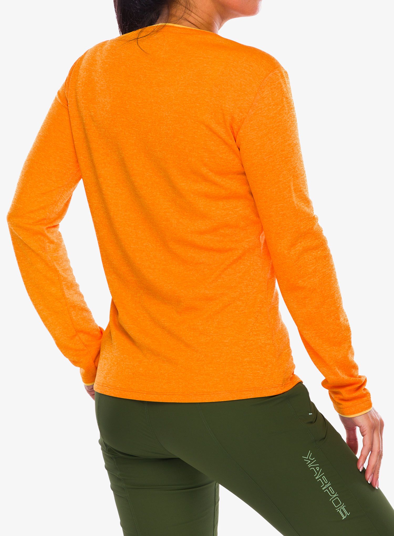 Dámská funkční mikina Vaude Essential LS T-Shirt - kurkuma