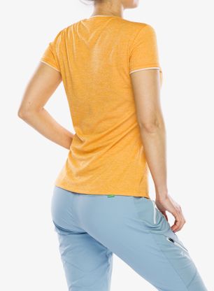 Dámské rychleschnoucí triko Vaude Essential T-Shirt - sweet orange