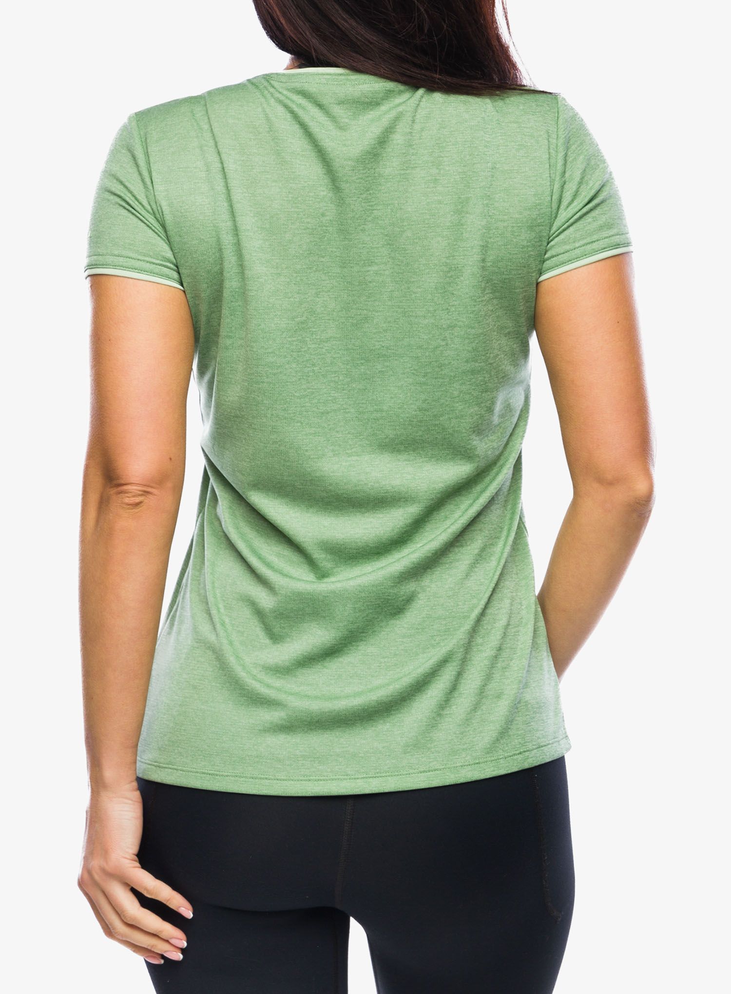Dámské rychleschnoucí triko Vaude Essential T-Shirt - willow green