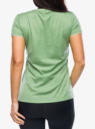 Dámské rychleschnoucí triko Vaude Essential T-Shirt - willow green
