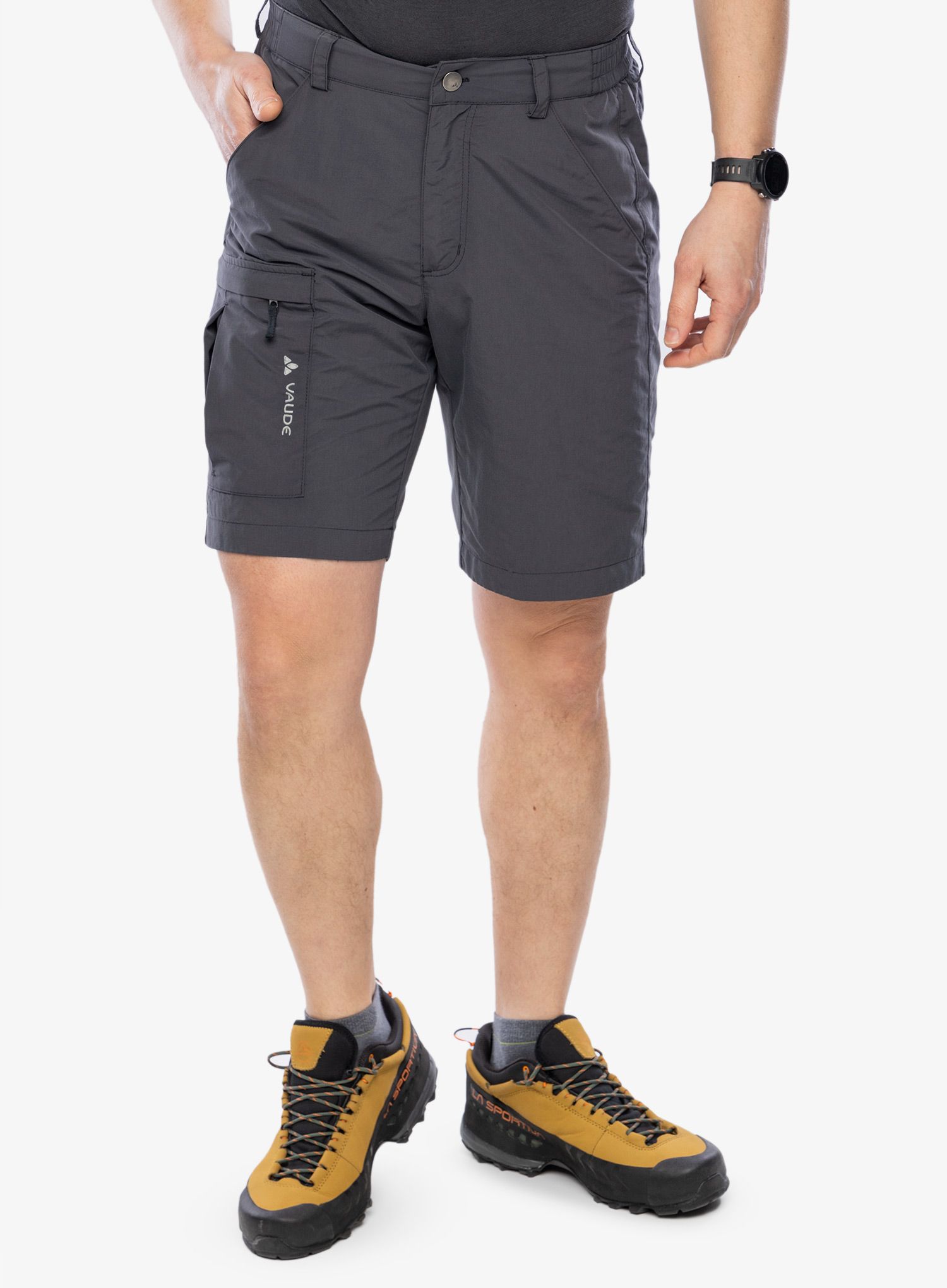 Outdoorové kraťasy Vaude Farley Bermuda V - black uni