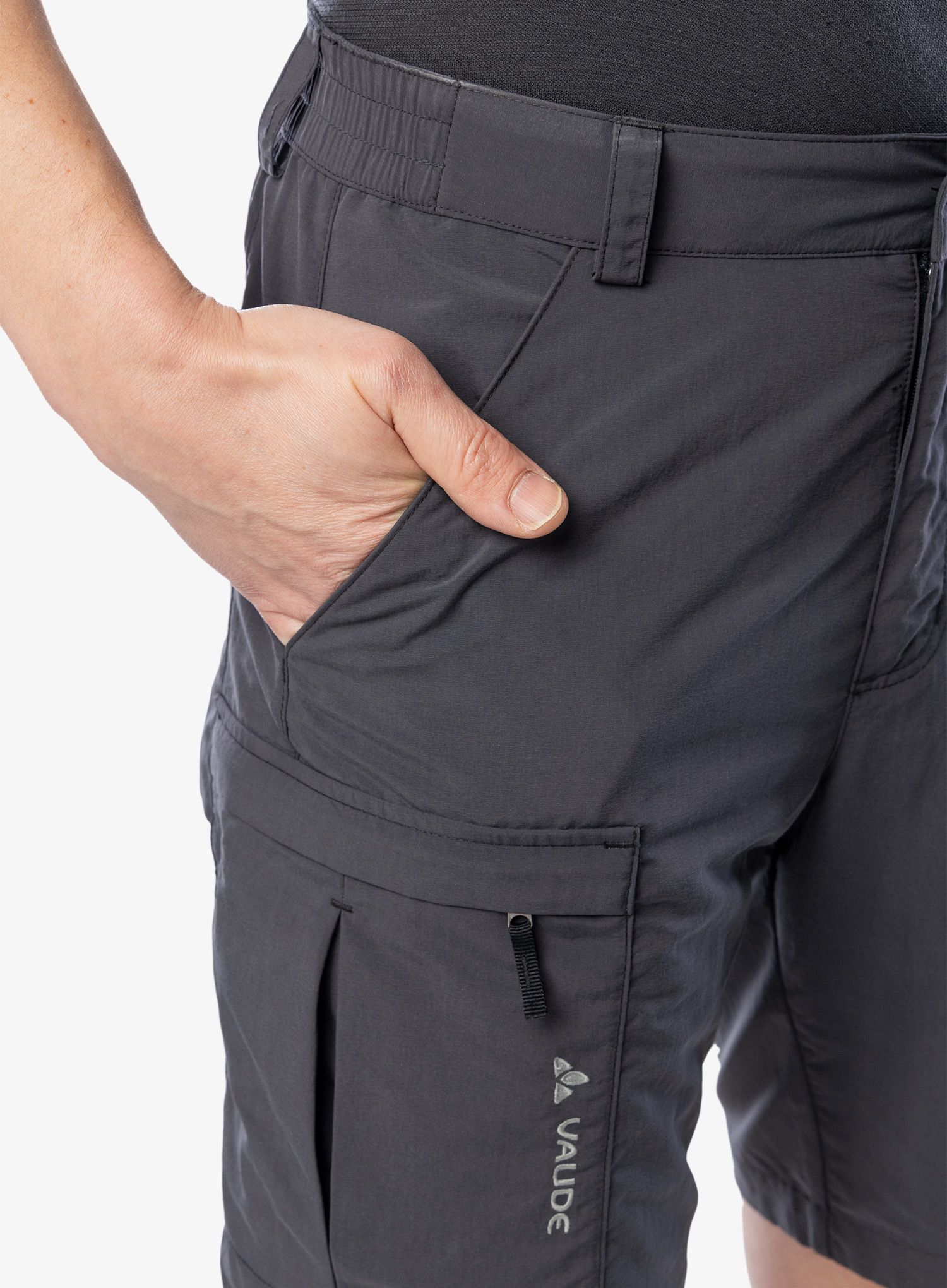 Outdoorové kraťasy Vaude Farley Bermuda V - black uni