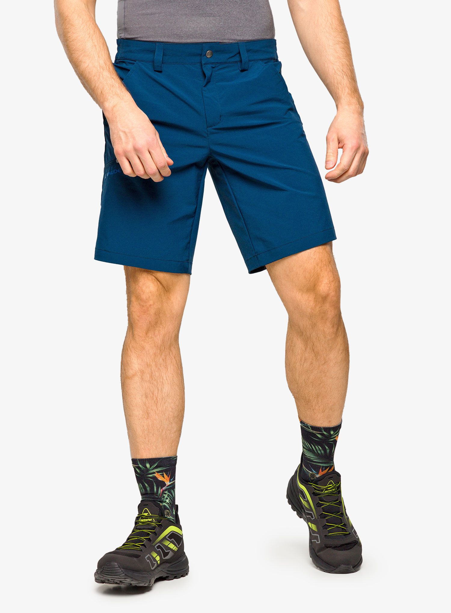 Outdoorové kraťasy Vaude Farley Stretch Bermuda II - dark sea