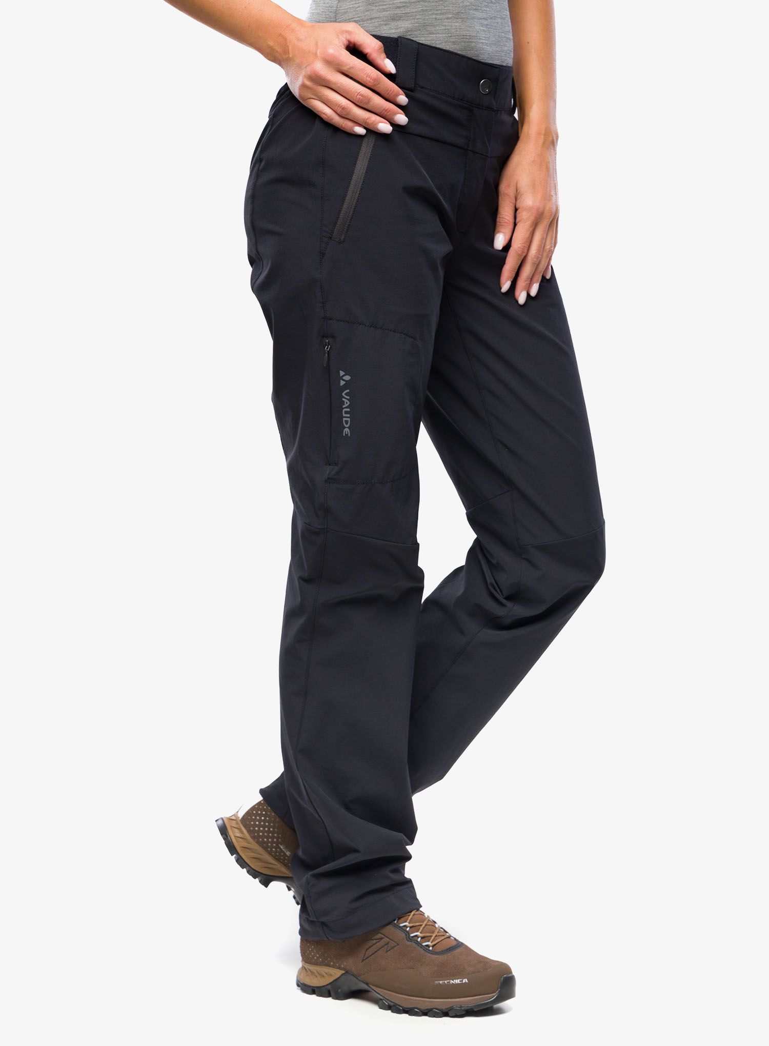 Turistické kalhoty dámské Vaude Farley Stretch Pants III - black