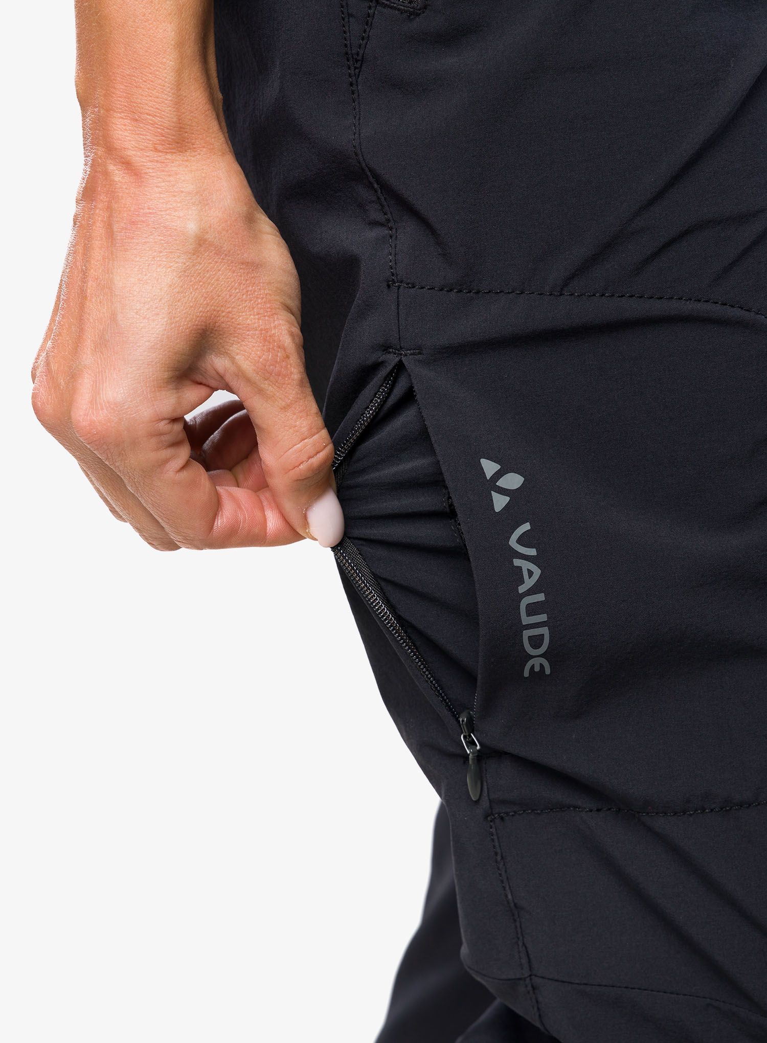 Turistické kalhoty dámské Vaude Farley Stretch Pants III - black