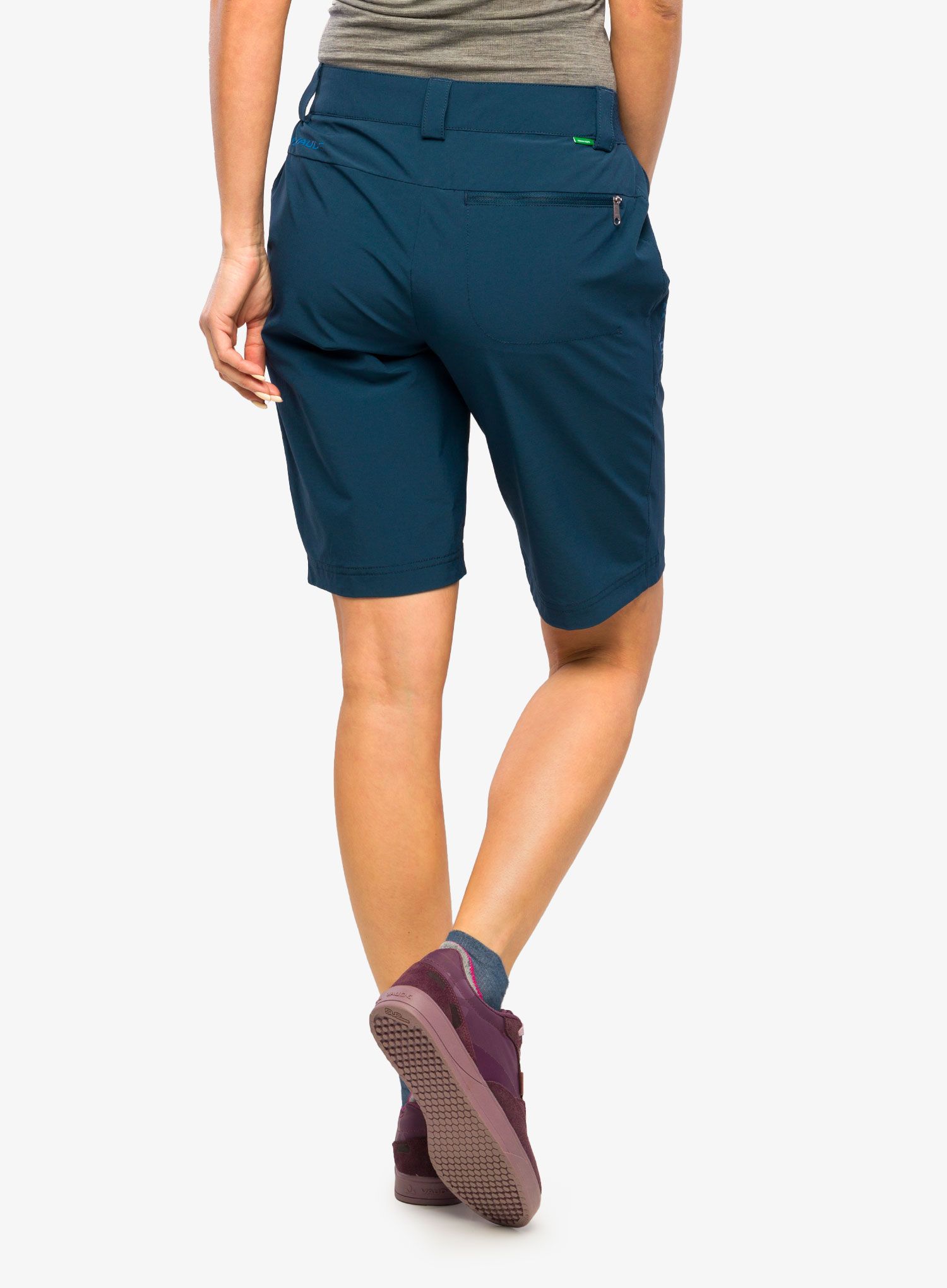 Turistické kraťasy dámské Vaude Farley Stretch Shorts II - dark sea