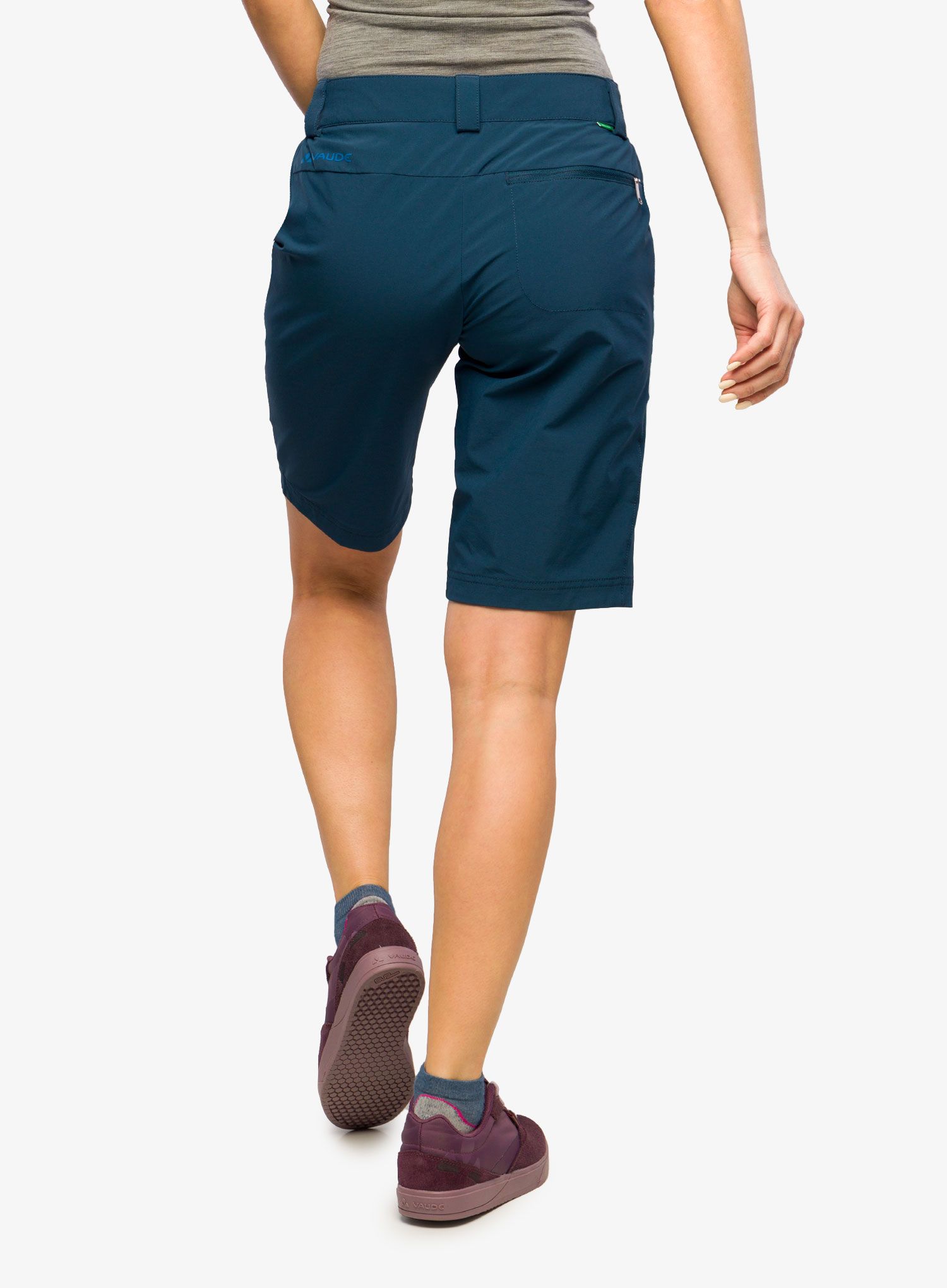 Turistické kraťasy dámské Vaude Farley Stretch Shorts II - dark sea