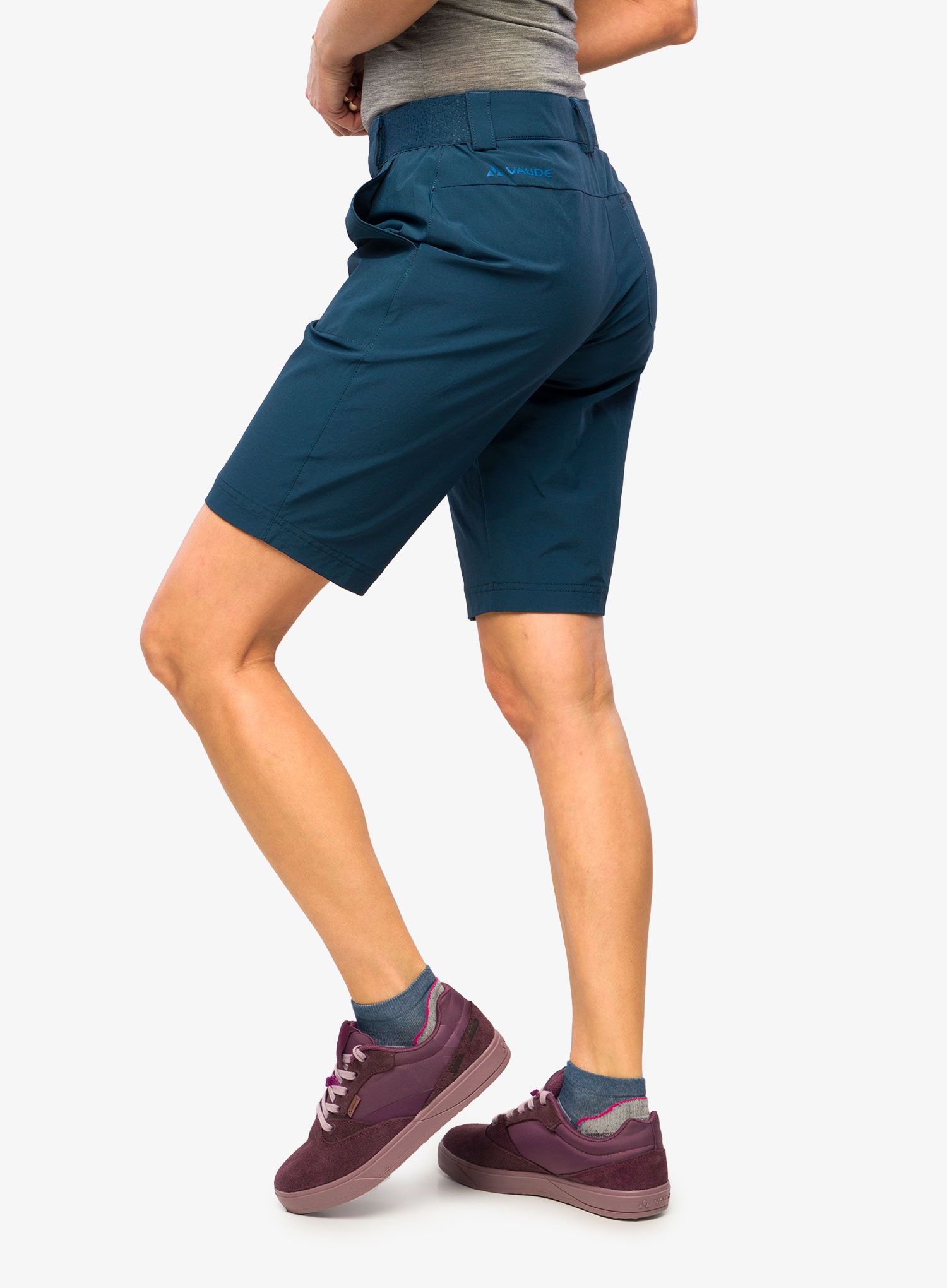 Turistické kraťasy dámské Vaude Farley Stretch Shorts II - dark sea