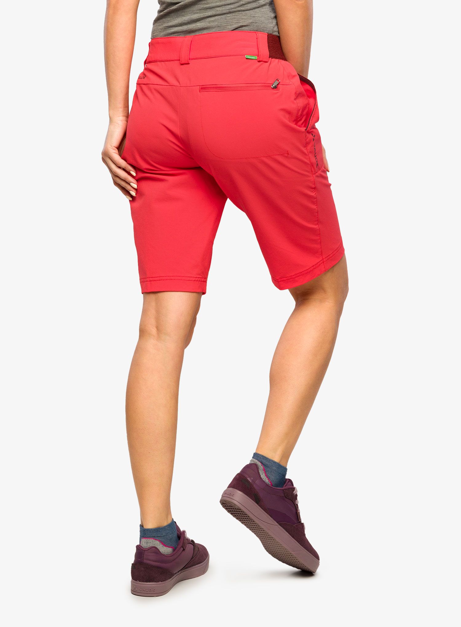 Turistické kraťasy dámské Vaude Farley Stretch Shorts II - flame