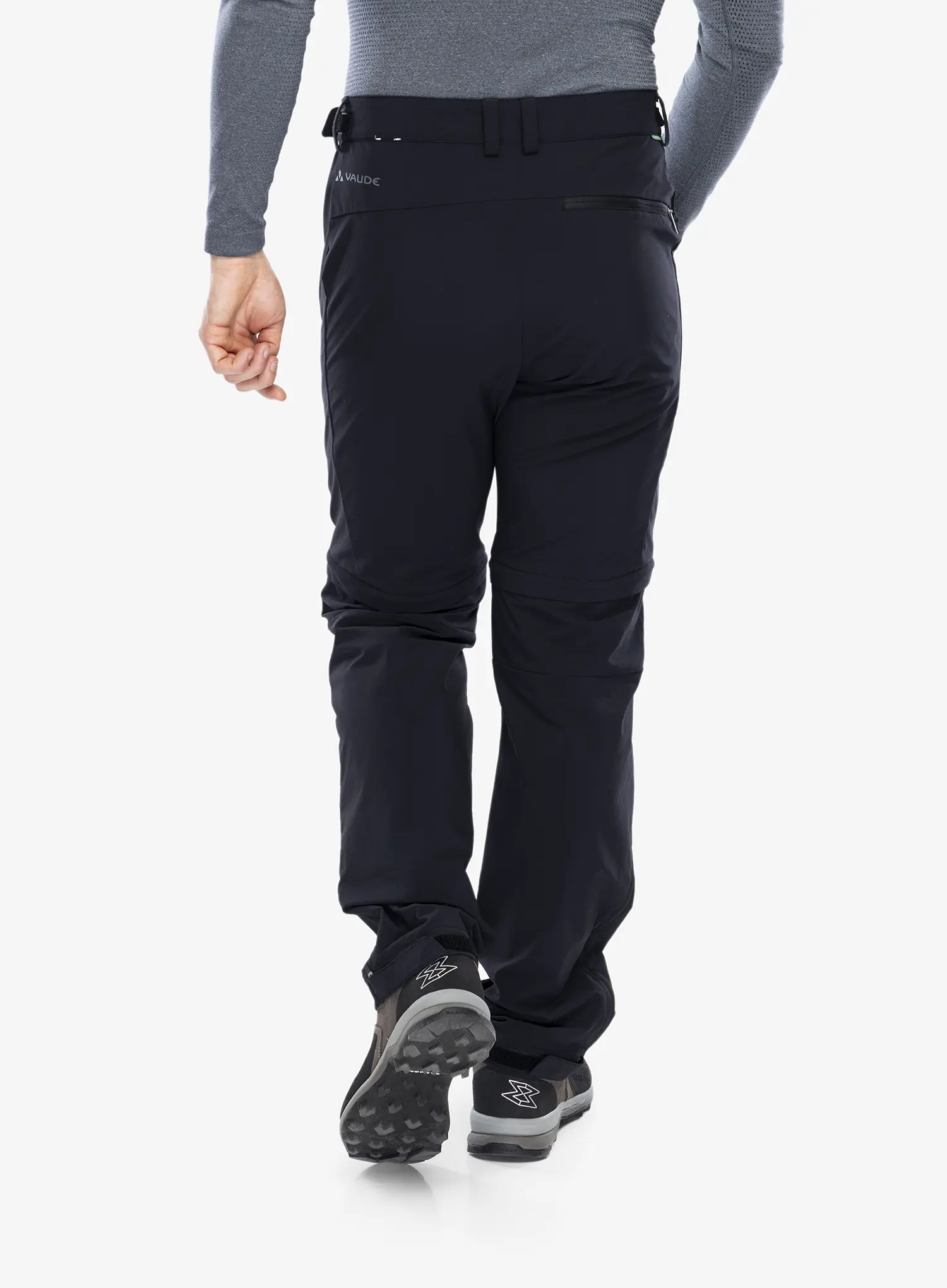 Kalhoty s odepínacími nohavicemi Vaude Farley Stretch T-Zip Pants III - black