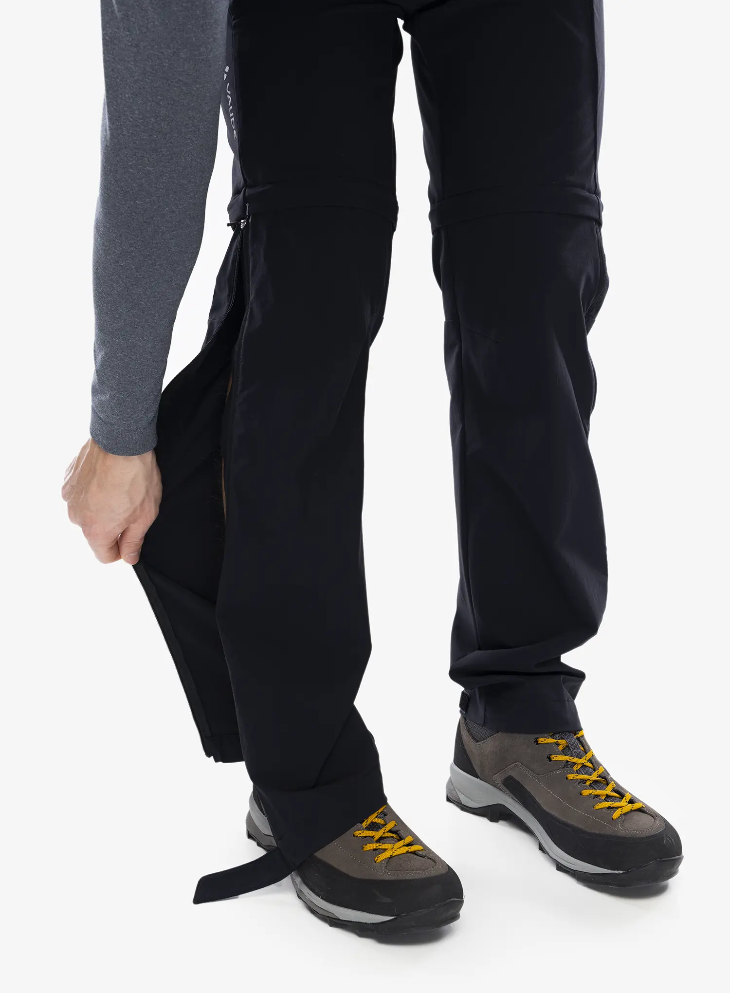 Kalhoty s odepínacími nohavicemi Vaude Farley Stretch T-Zip Pants III - black