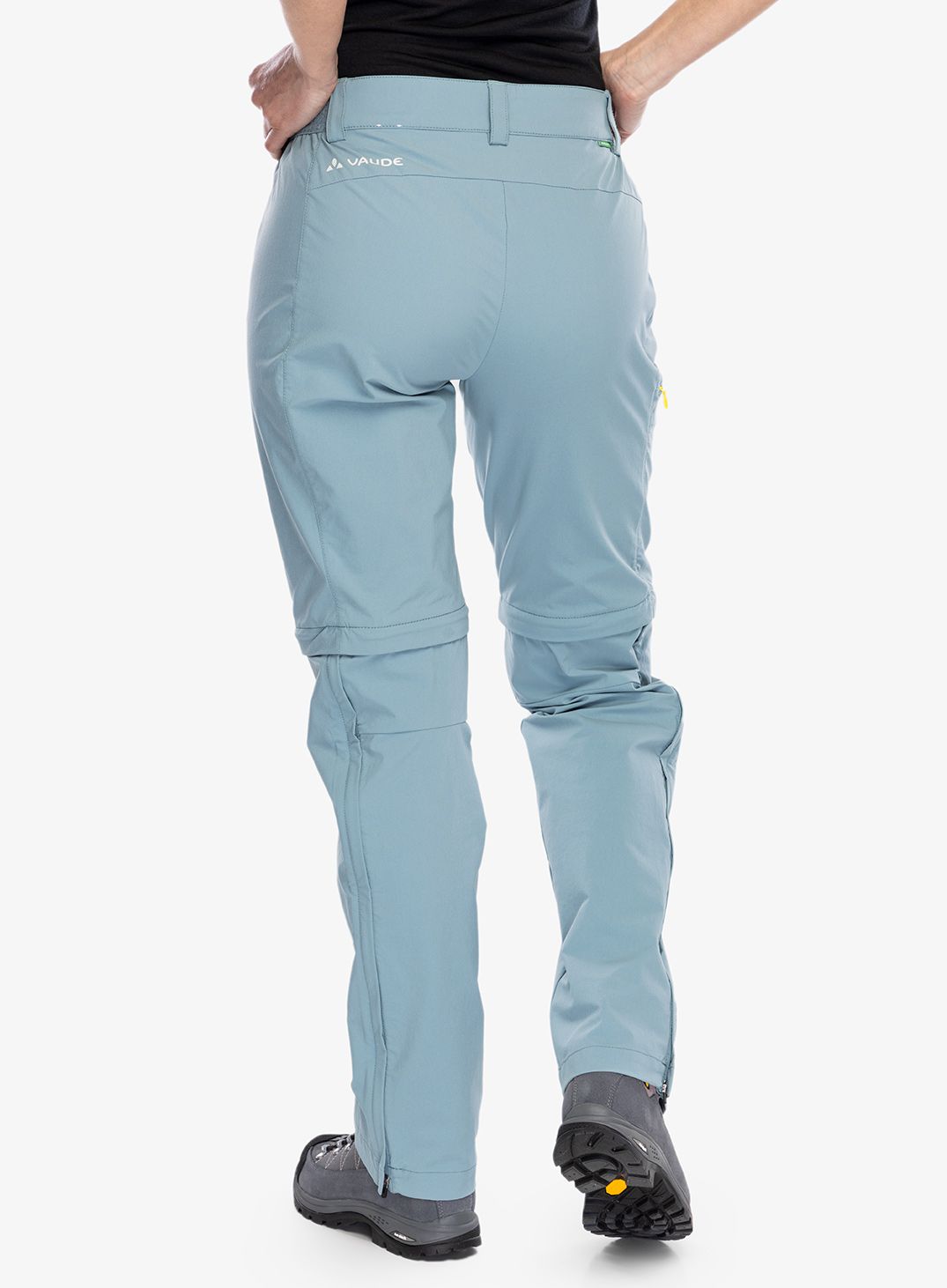 Turistické kalhoty dámské Vaude Farley Stretch ZO T-Zip Pants II - nordic blue