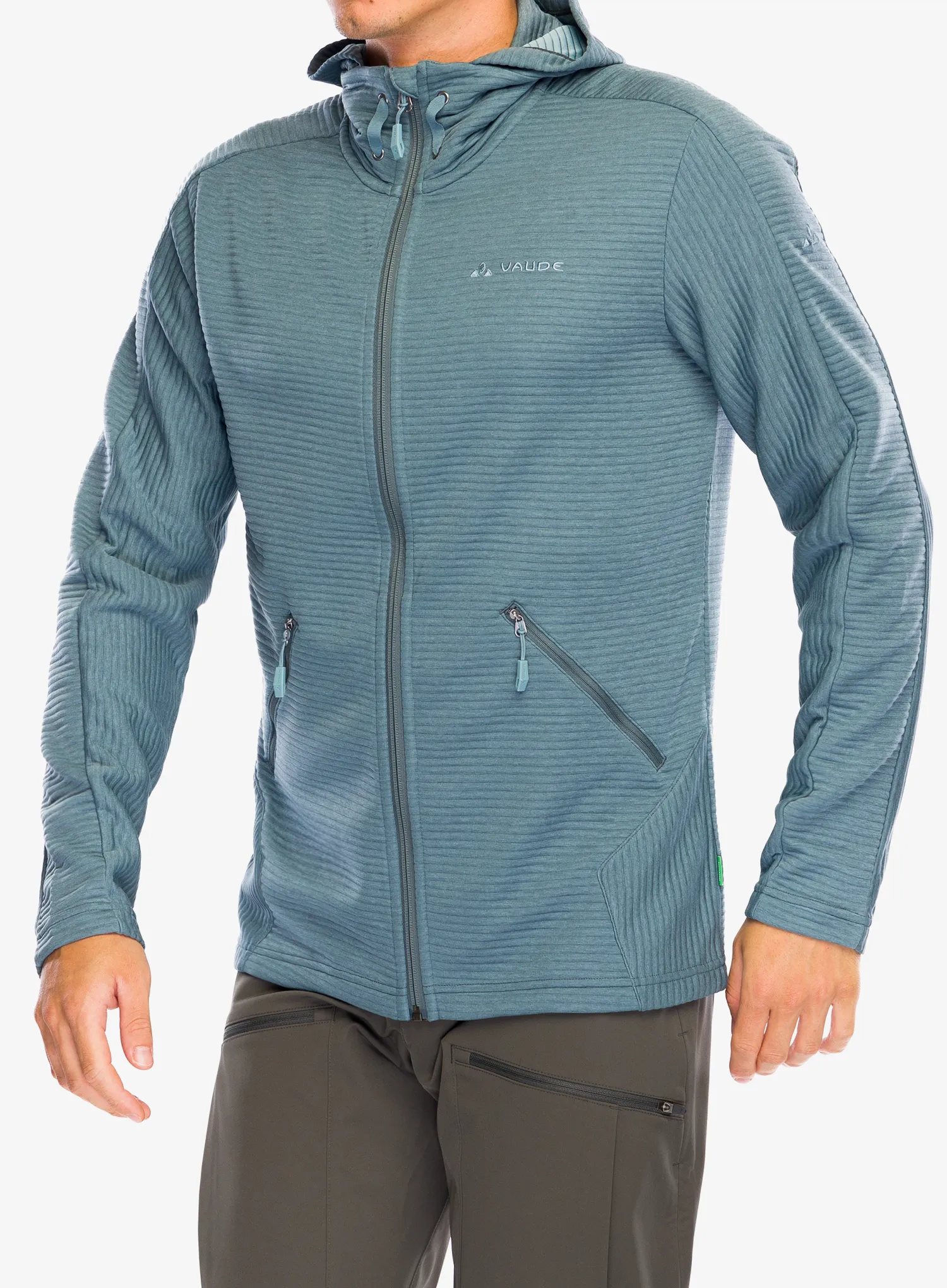 Fleece mikina Vaude Hemsby Jacket II - heron
