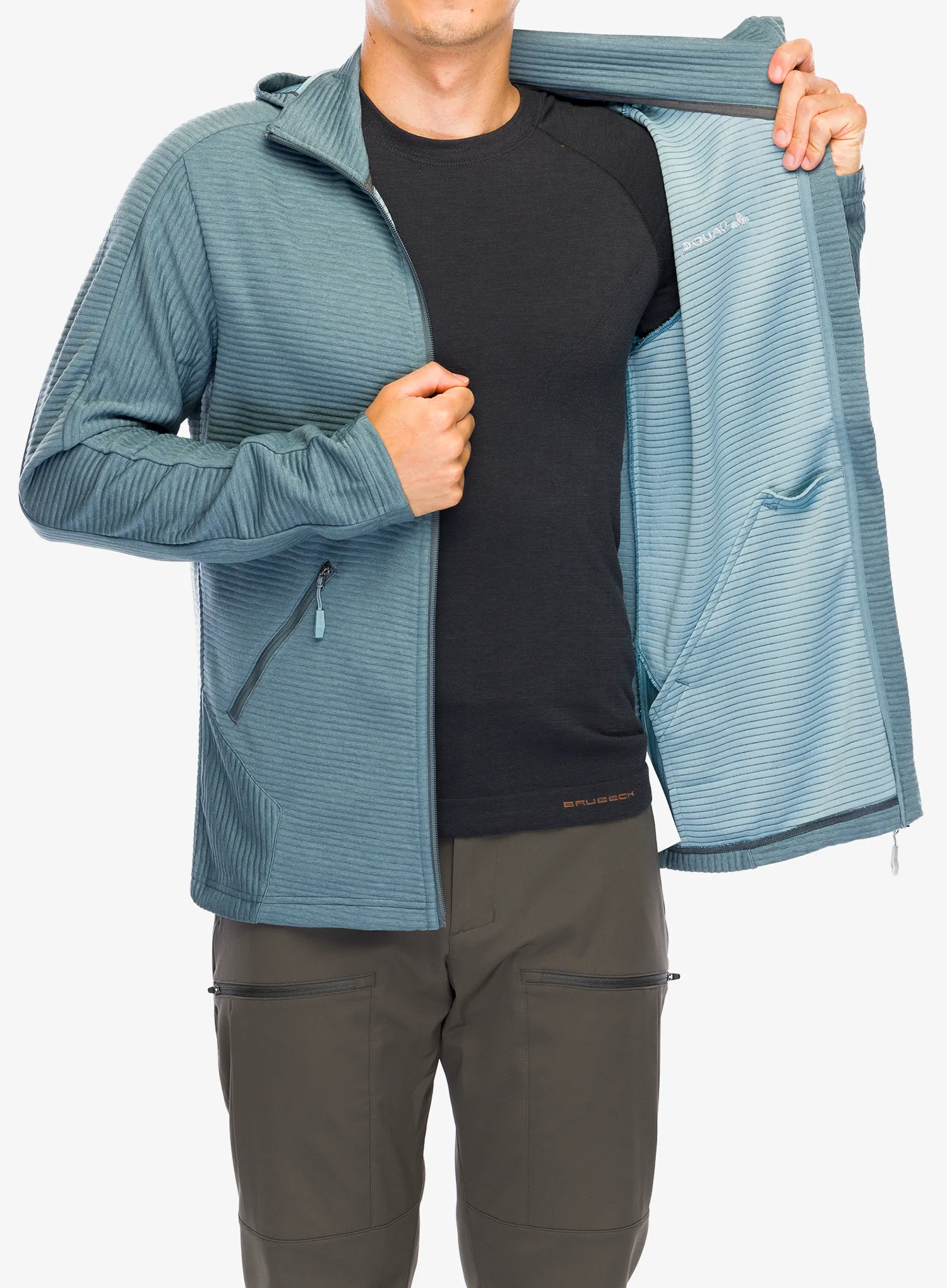 Fleece mikina Vaude Hemsby Jacket II - heron