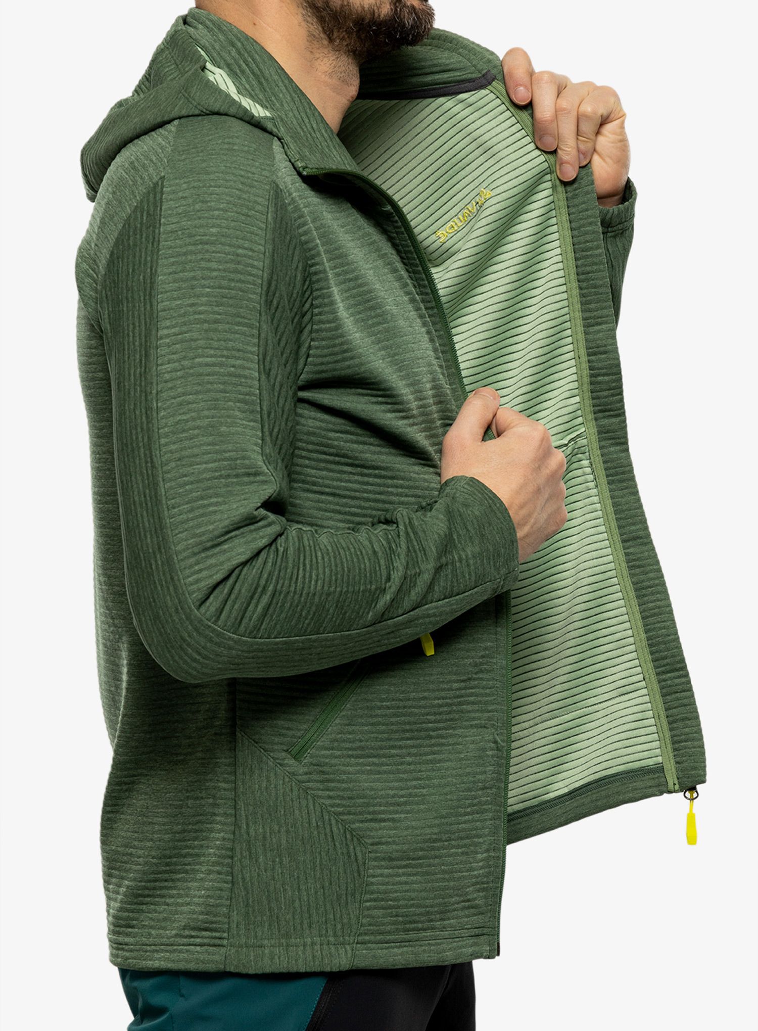 Fleece mikina Vaude Hemsby Jacket II - woodland