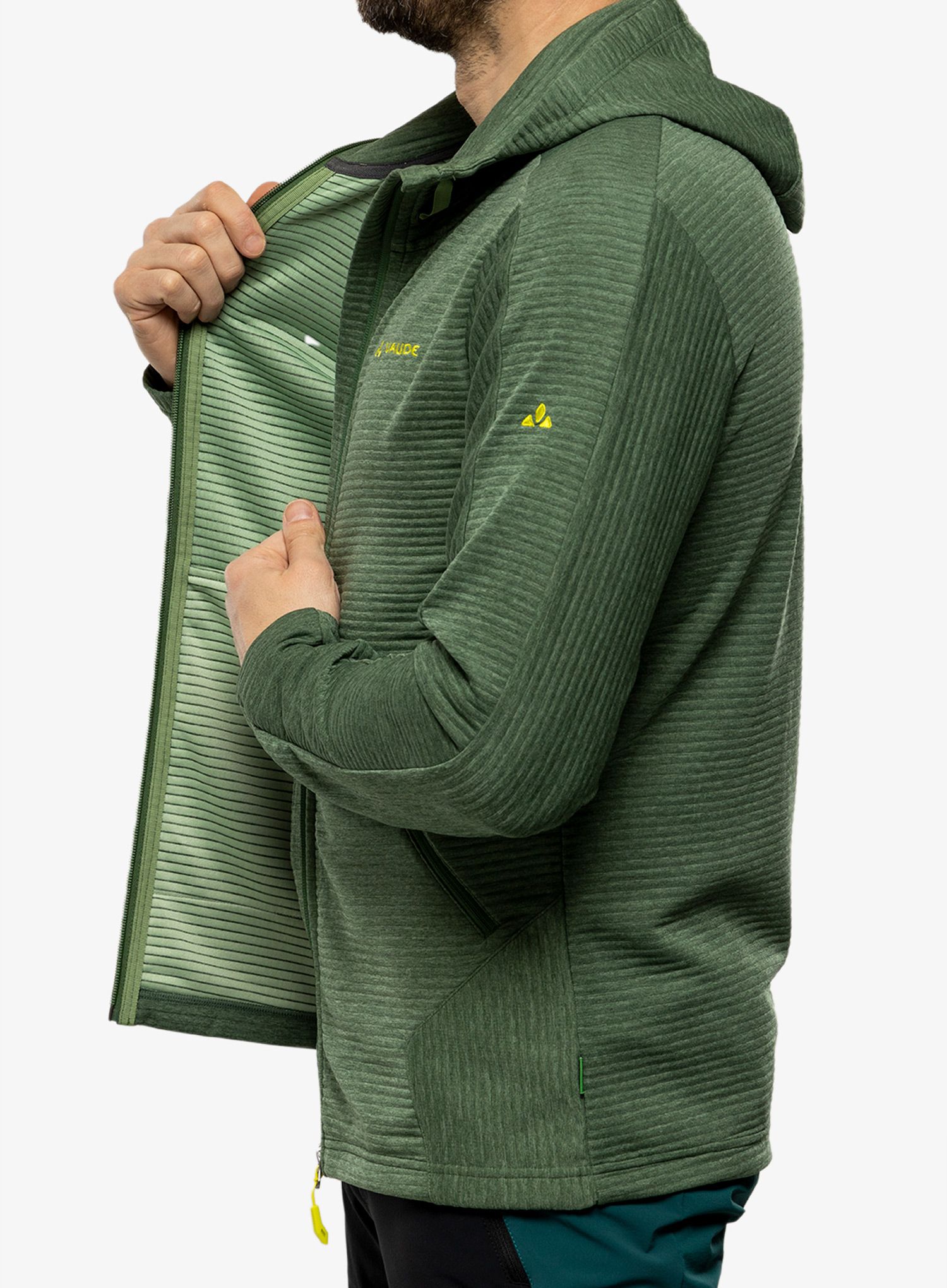 Fleece mikina Vaude Hemsby Jacket II - woodland