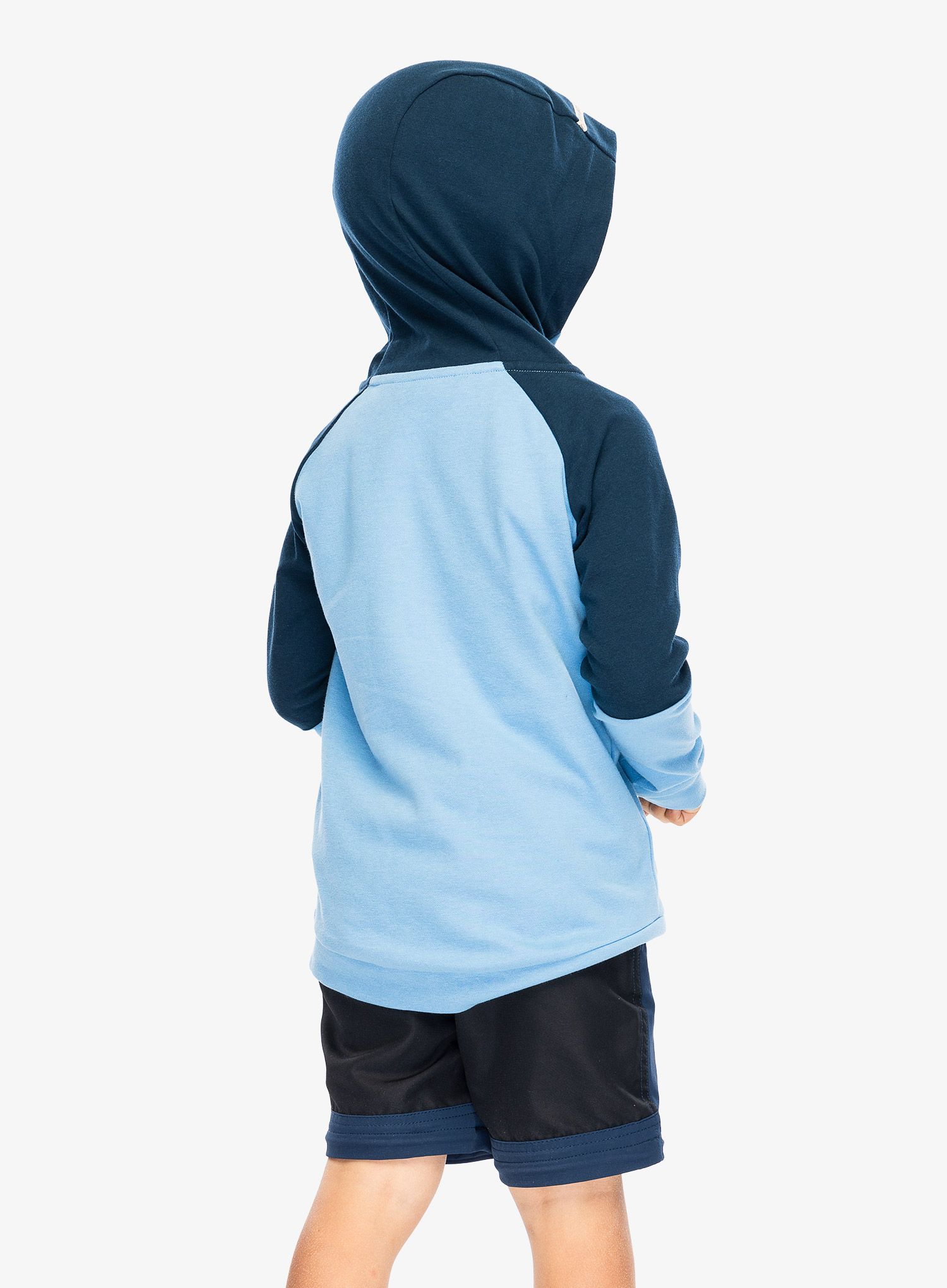 Dětská mikina Vaude Hylax Hooded Pullover - pastel blue