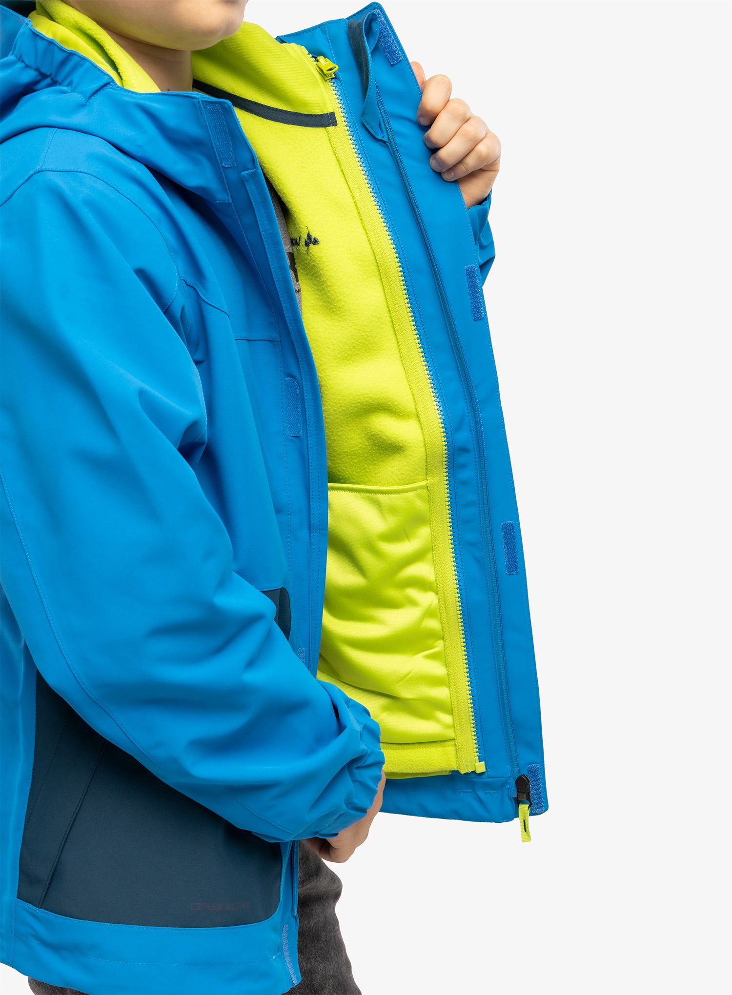 Dětská bunda Vaude Kids Campfire 3in1 Jacket IV - radiate/green