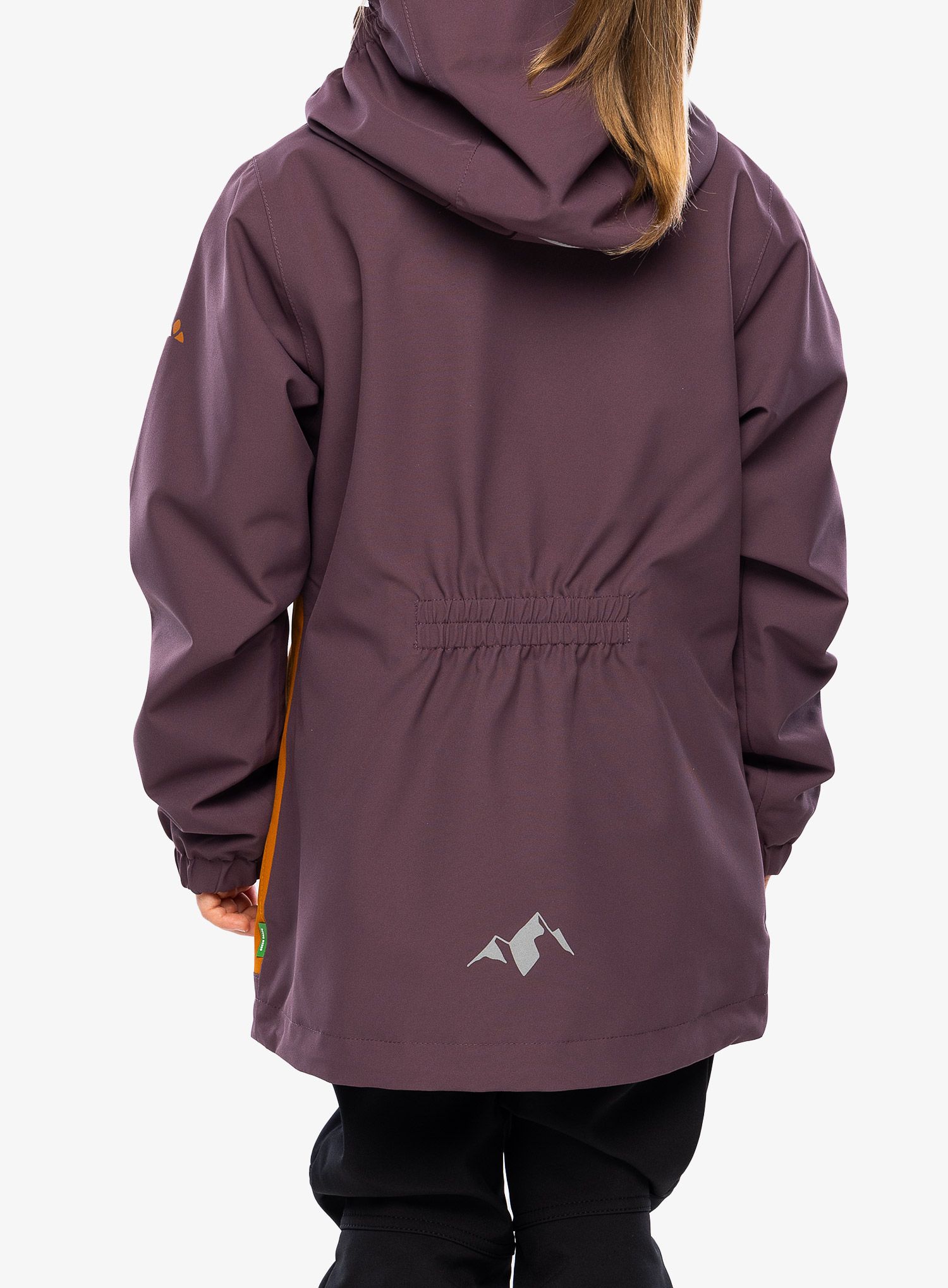 Dívčí bunda Vaude Kids Campfire 3in1 Jacket - blackberry/brown