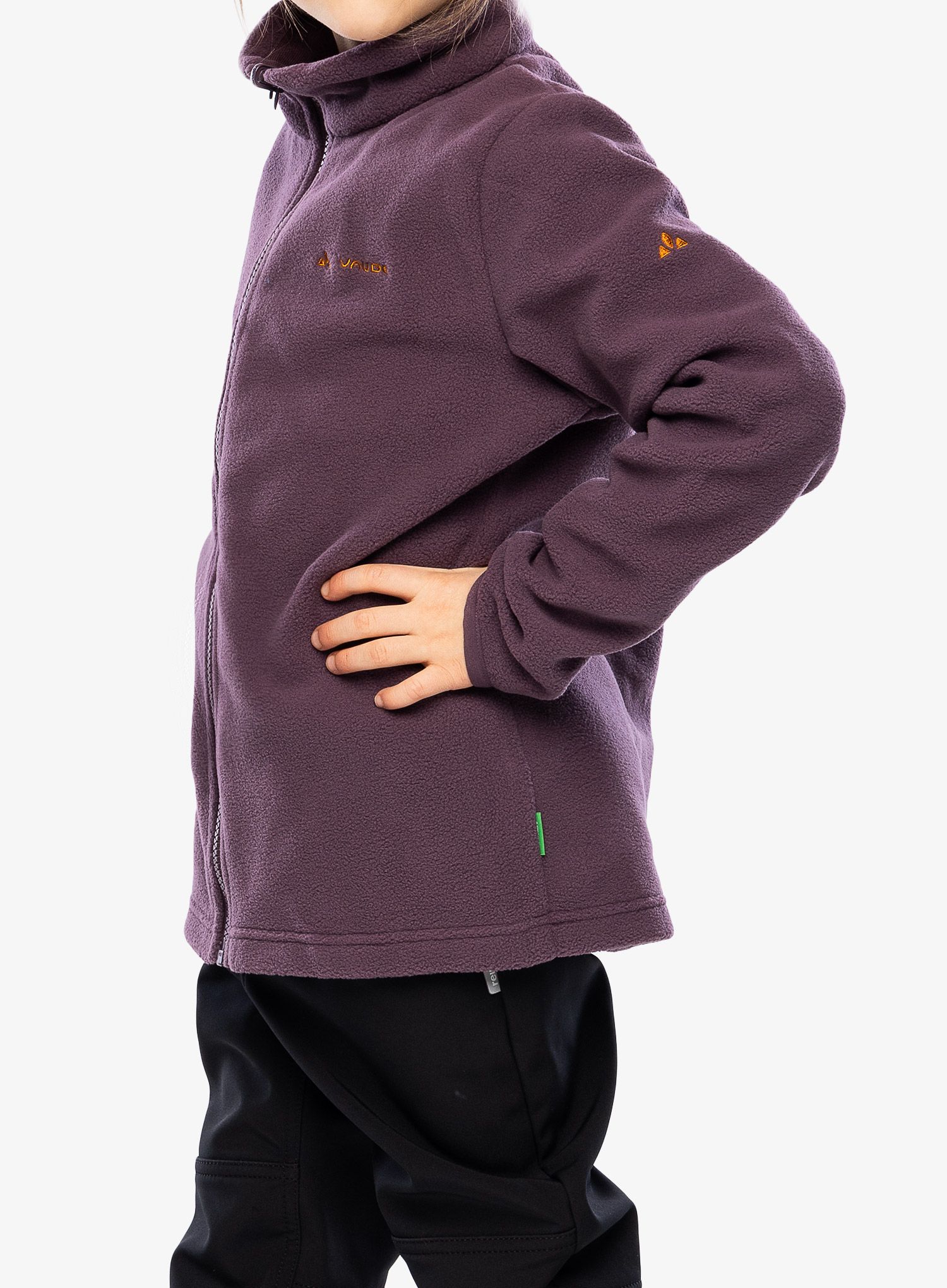 Dívčí bunda Vaude Kids Campfire 3in1 Jacket - blackberry/brown