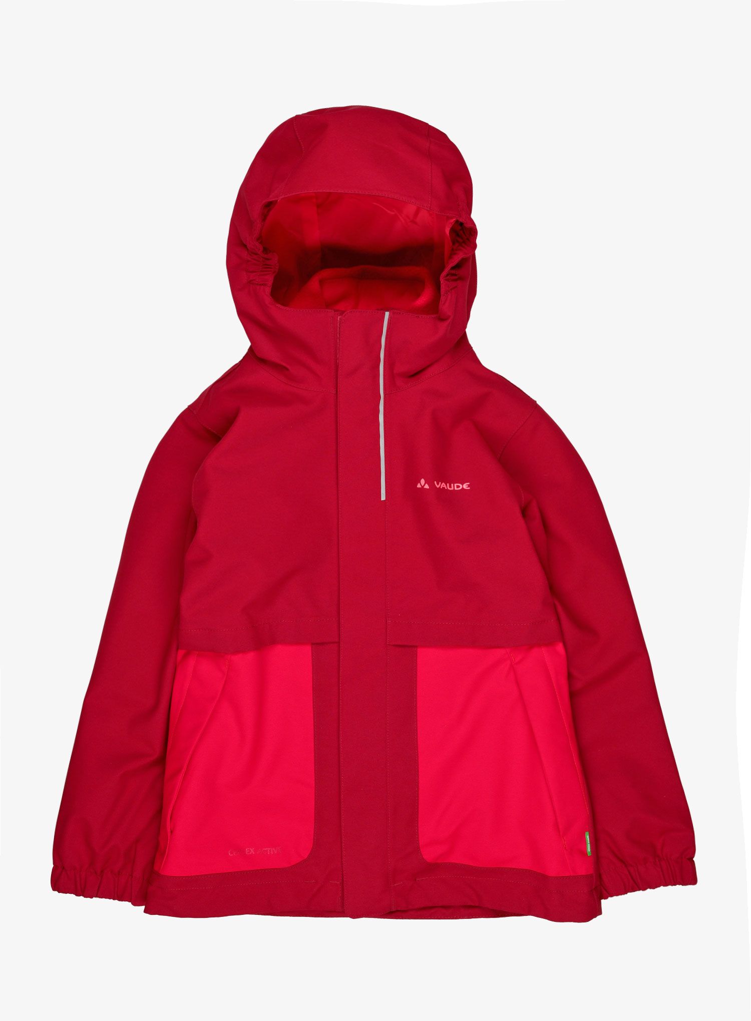 Dívčí bunda Vaude Kids Campfire 3in1 Jacket - salsa