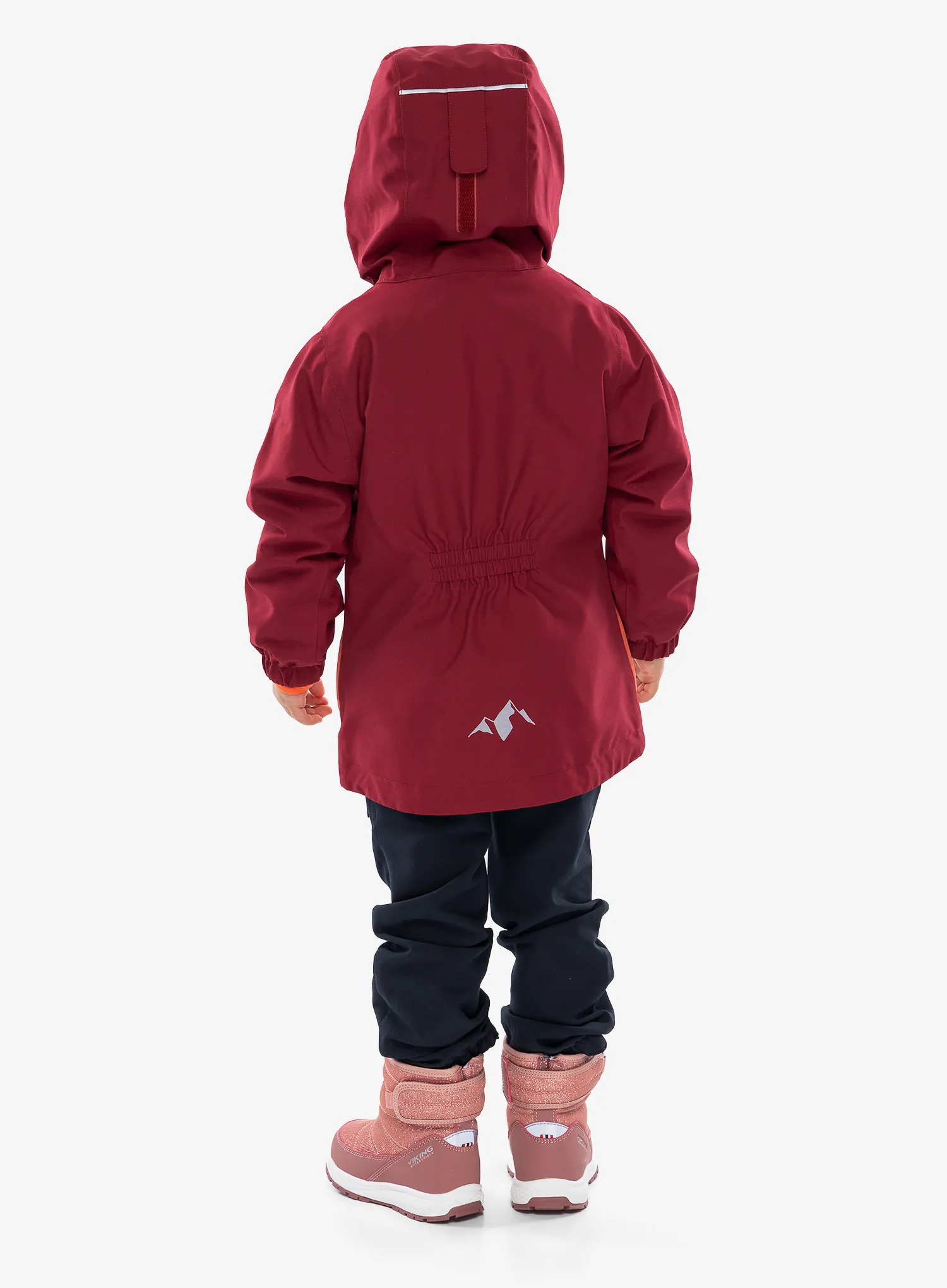 Dívčí bunda Vaude Kids Campfire 3in1 Jacket - salsa/orange