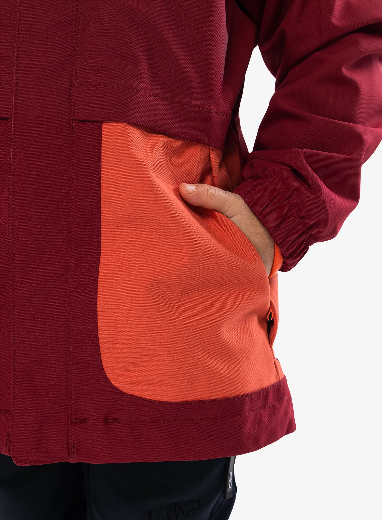 Dívčí bunda Vaude Kids Campfire 3in1 Jacket - salsa/orange
