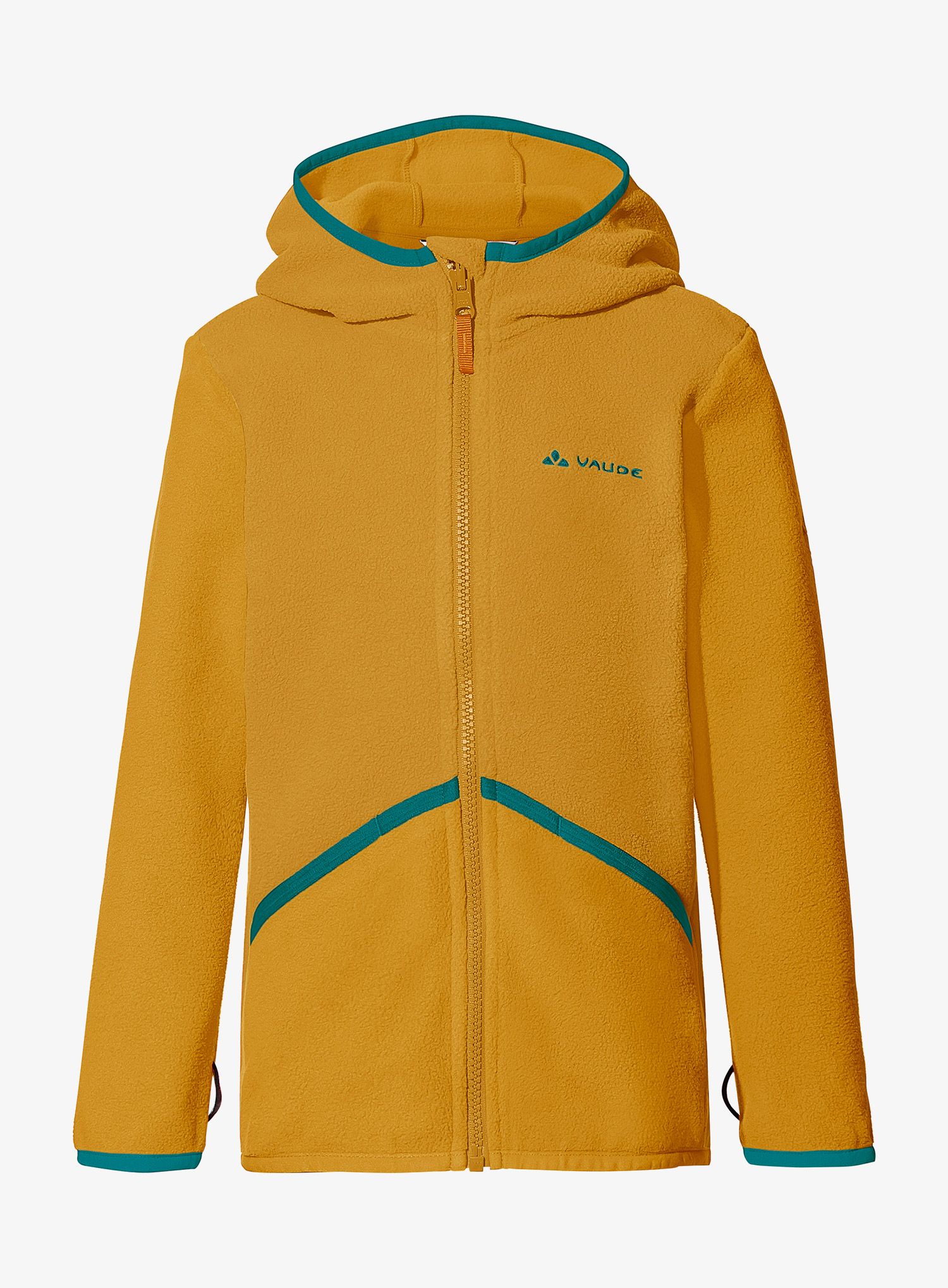 Dětská mikina Vaude Kids Pulex Hooded Jacket - burnt yellow