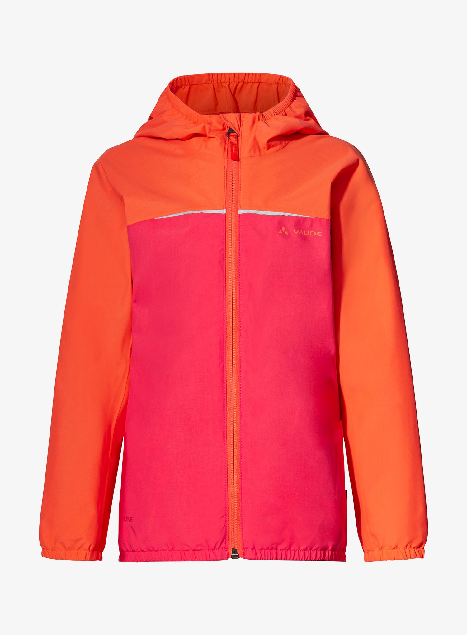 Dětská bunda Vaude Kids Turaco Jacket II - bright pink/orange