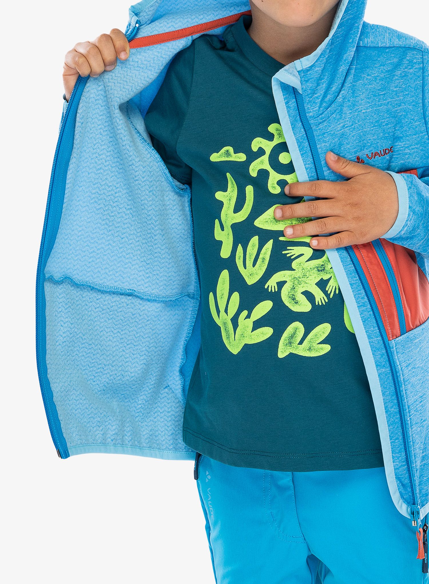 Dětská mikina Vaude Kikimora Jacket - icicle