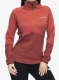 Fleece mikina dámská Vaude Larice HZ Fleece Jacket - brick