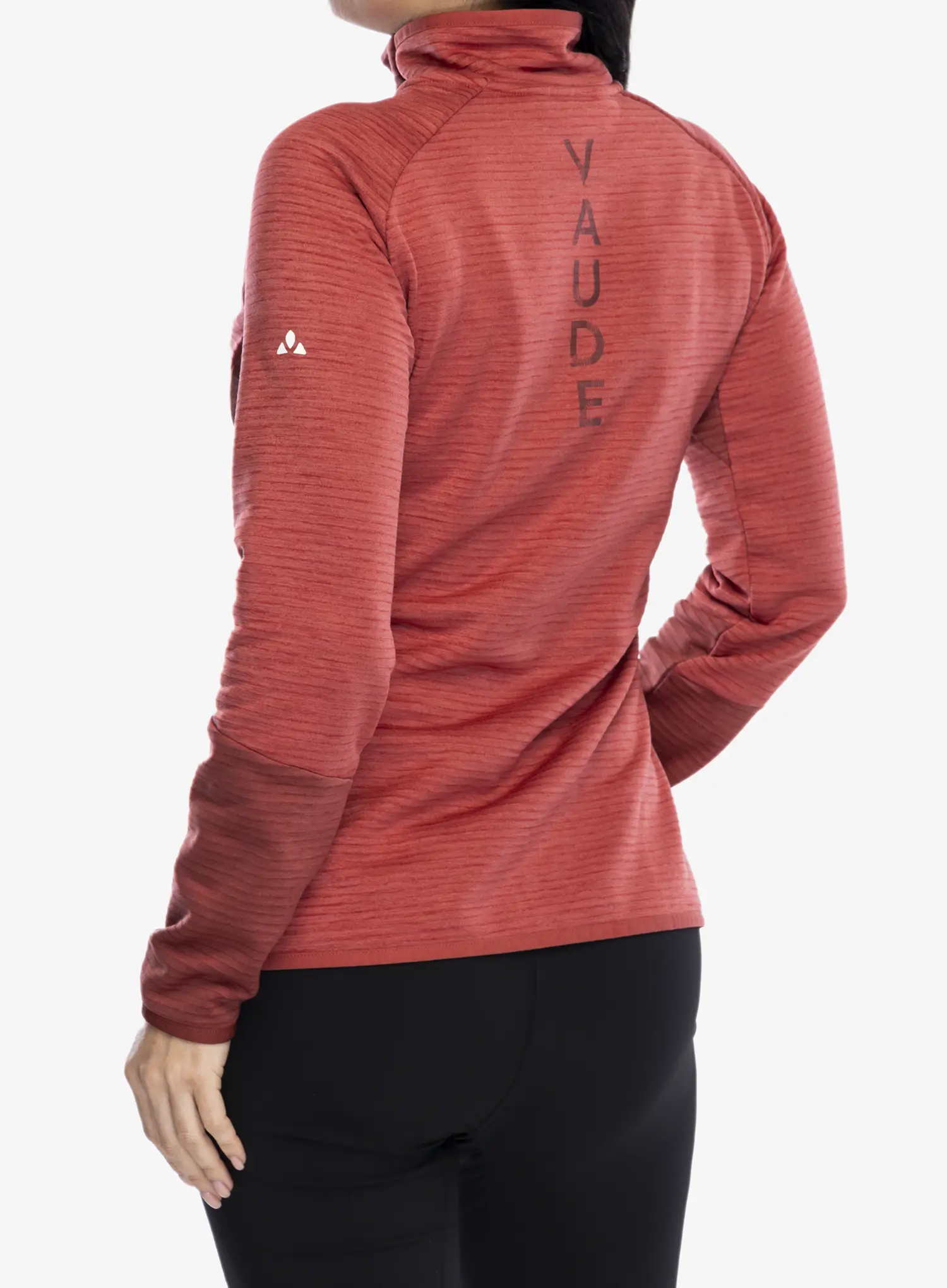 Fleece mikina dámská Vaude Larice HZ Fleece Jacket - brick