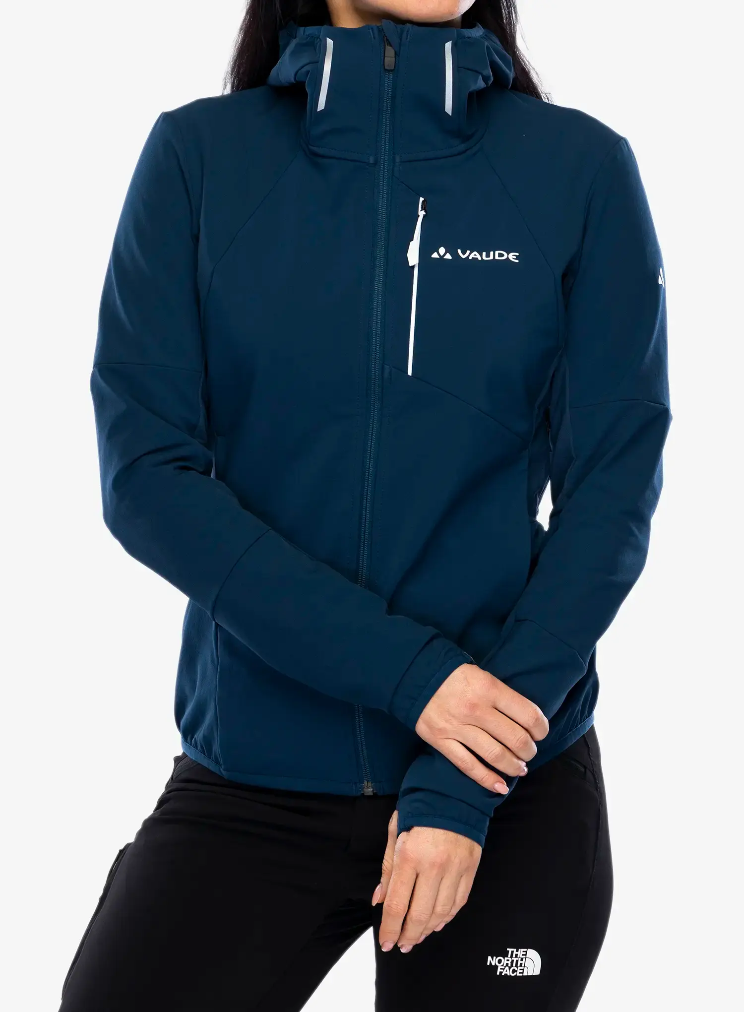 Softshellová bunda dámská Vaude Larice Jacket IV - dark sea