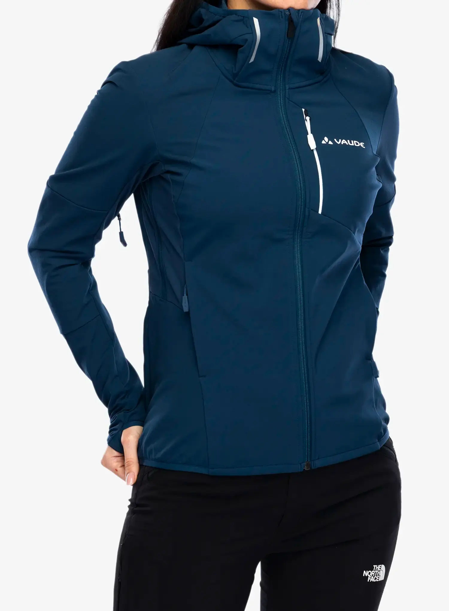 Softshellová bunda dámská Vaude Larice Jacket IV - dark sea