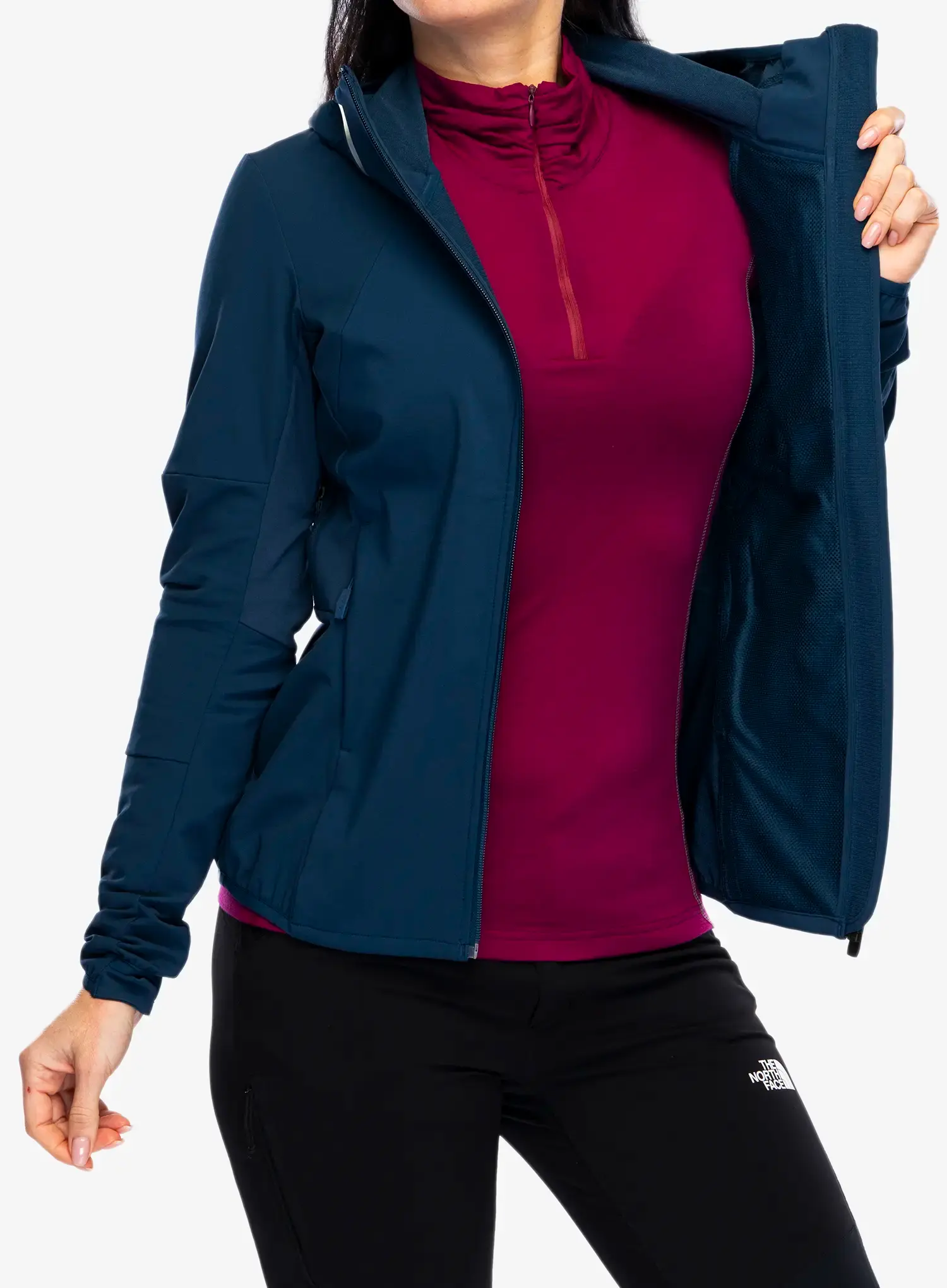 Softshellová bunda dámská Vaude Larice Jacket IV - dark sea