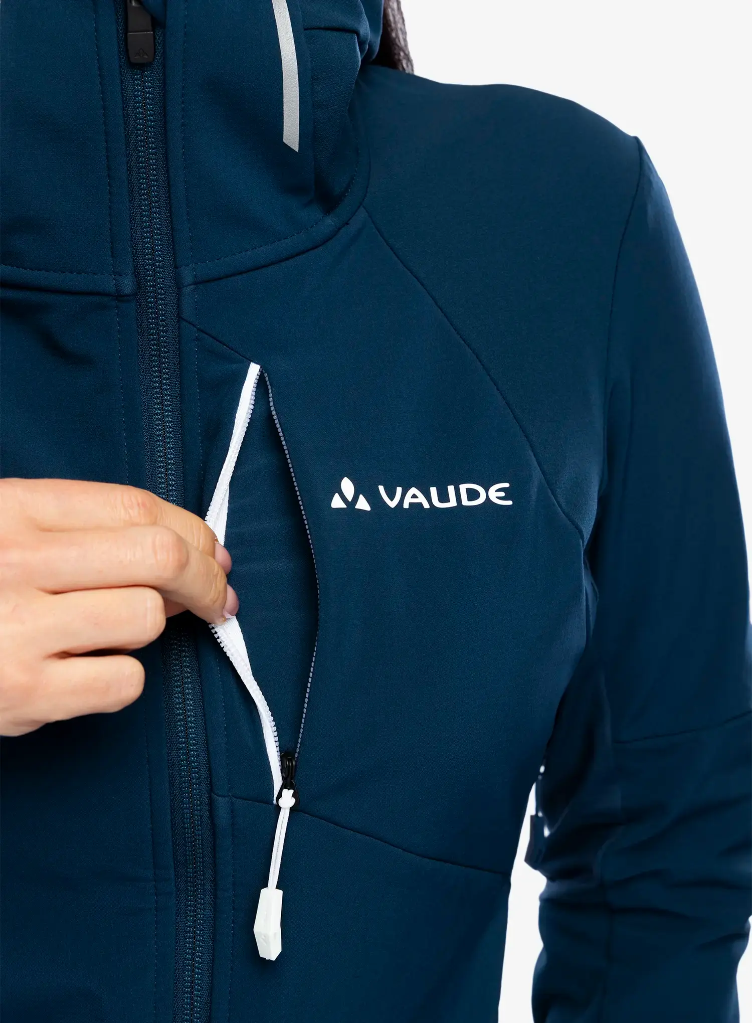 Softshellová bunda dámská Vaude Larice Jacket IV - dark sea