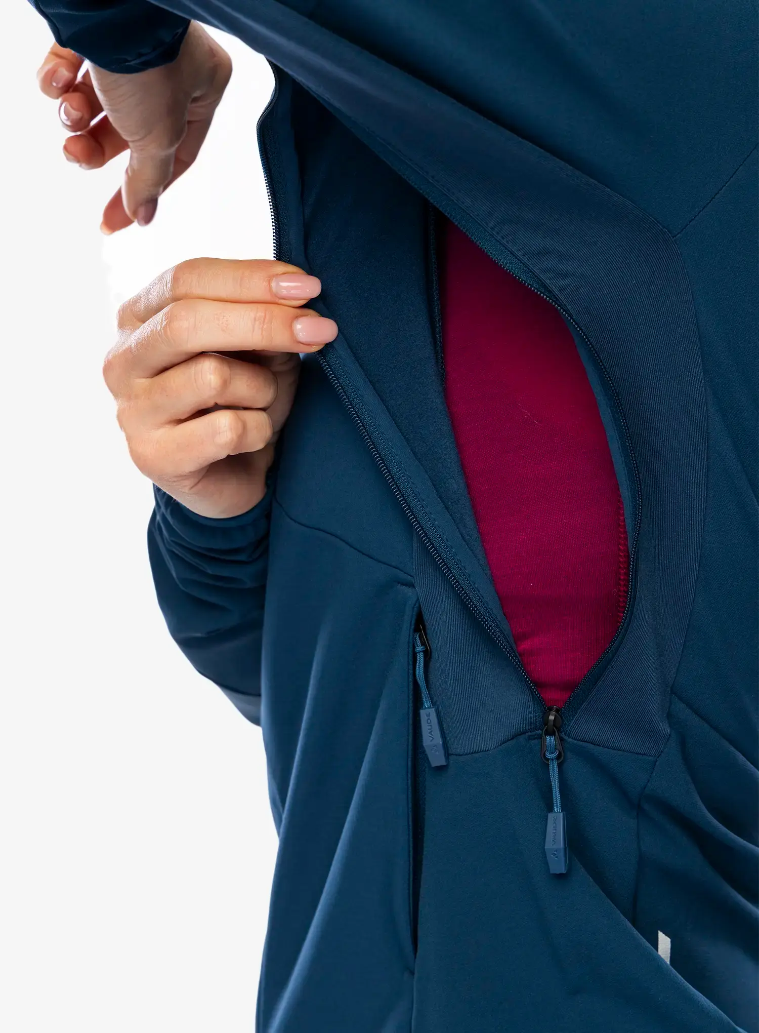 Softshellová bunda dámská Vaude Larice Jacket IV - dark sea