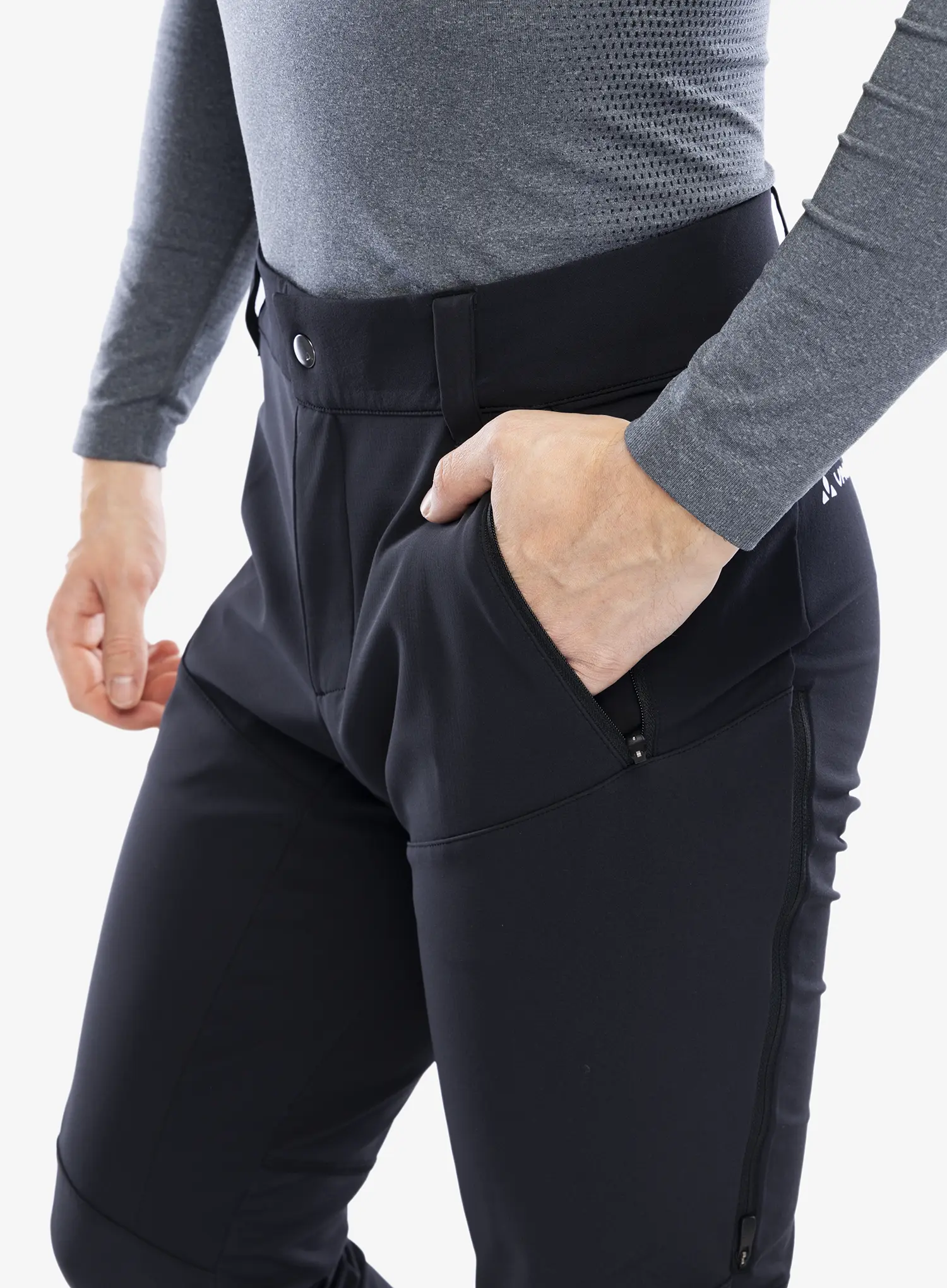 Softshell kalhoty Vaude Larice Pants IV - black uni