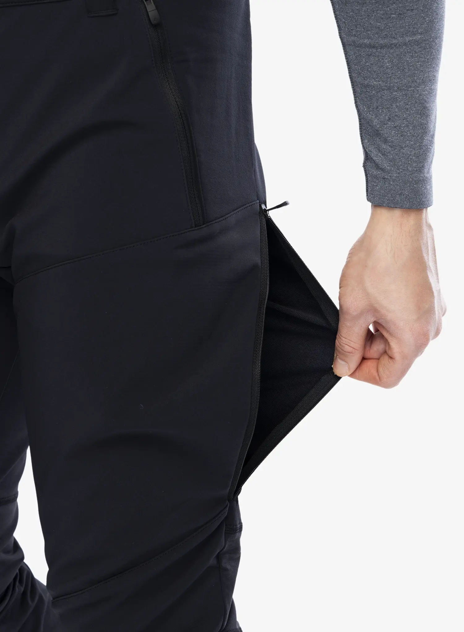 Softshell kalhoty Vaude Larice Pants IV - black uni