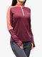 Fleece mikina dámská Vaude Livigno Halfzip II - cassis