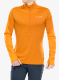 Fleece mikina Vaude Livigno Halfzip II - kumquat