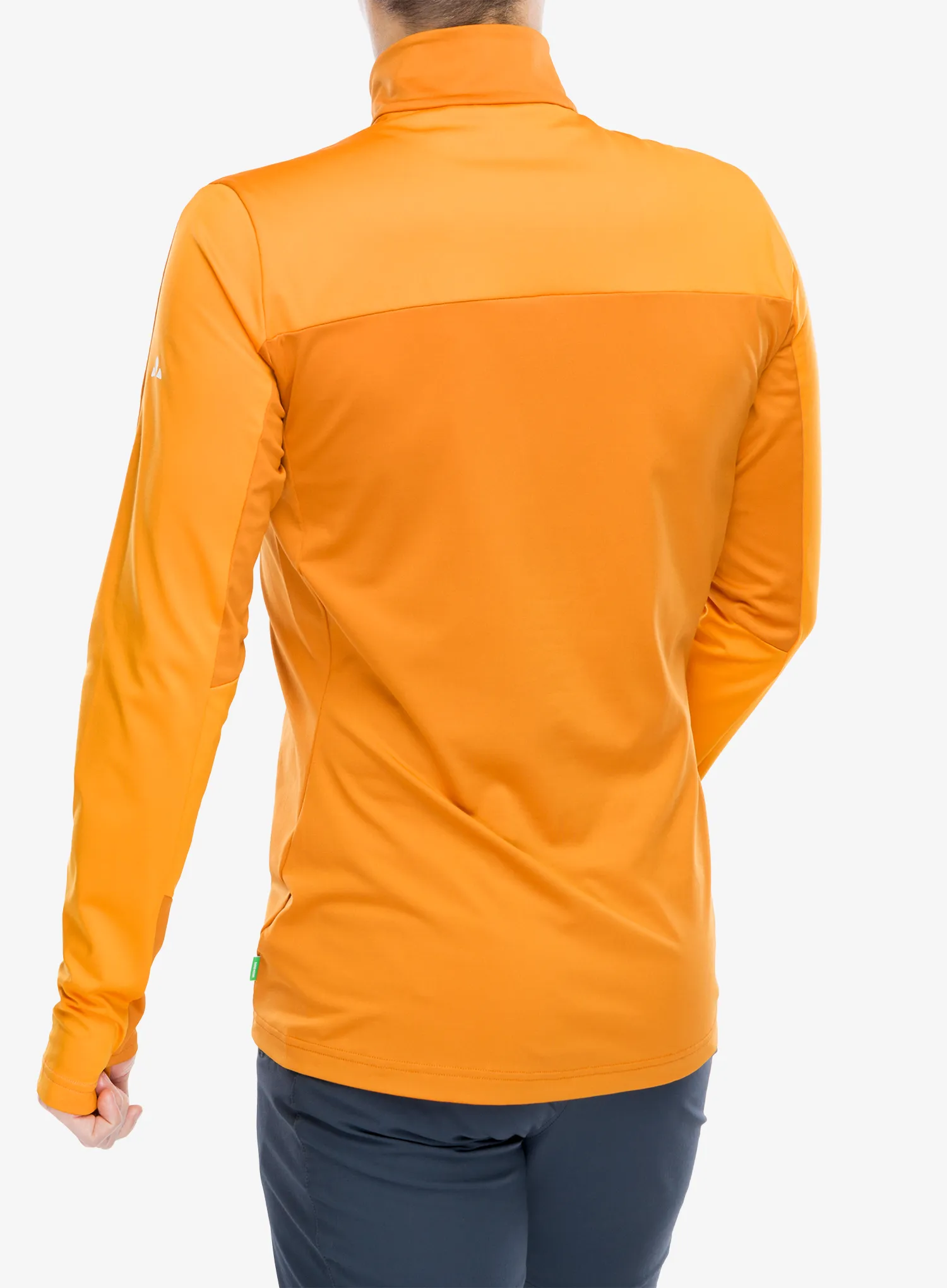 Fleece mikina Vaude Livigno Halfzip II - kumquat