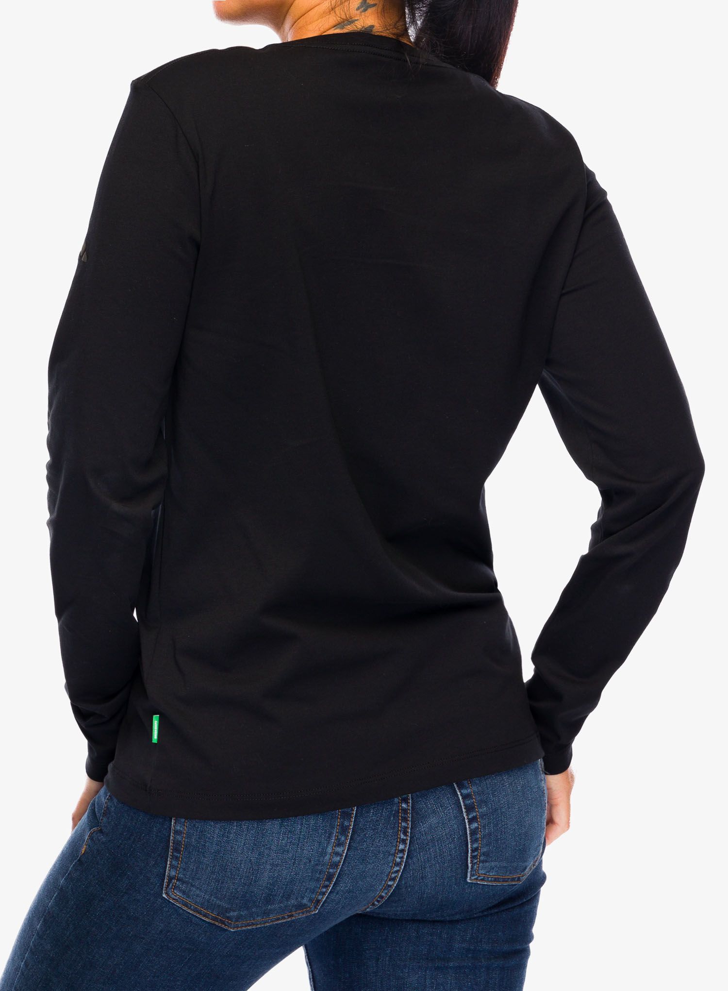 Dámské triko s dlouhým rukávem Vaude Logo LS T-Shirt - black