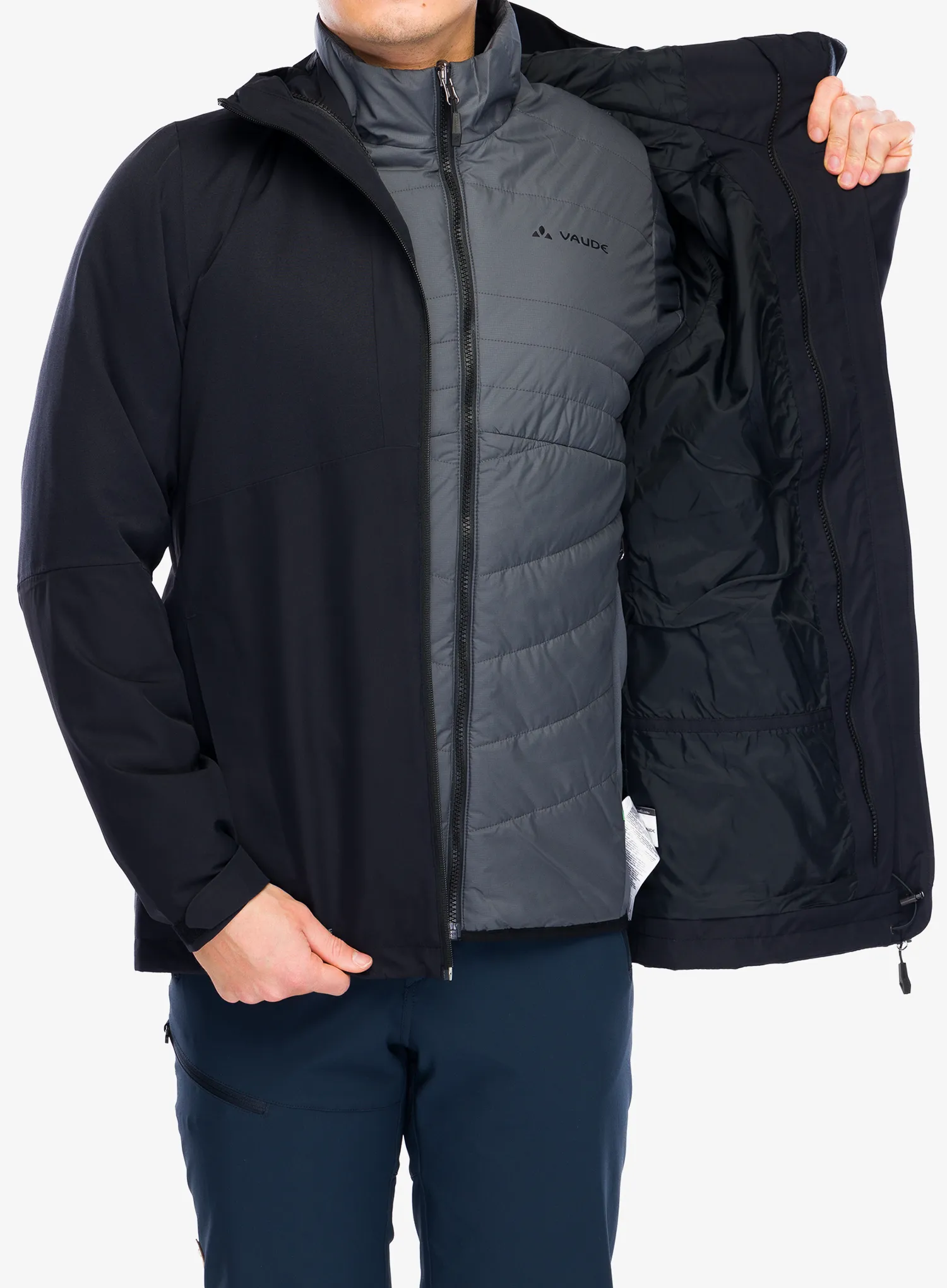 Bunda 3v1 Vaude Miskanti 3in1 Jacket II - black