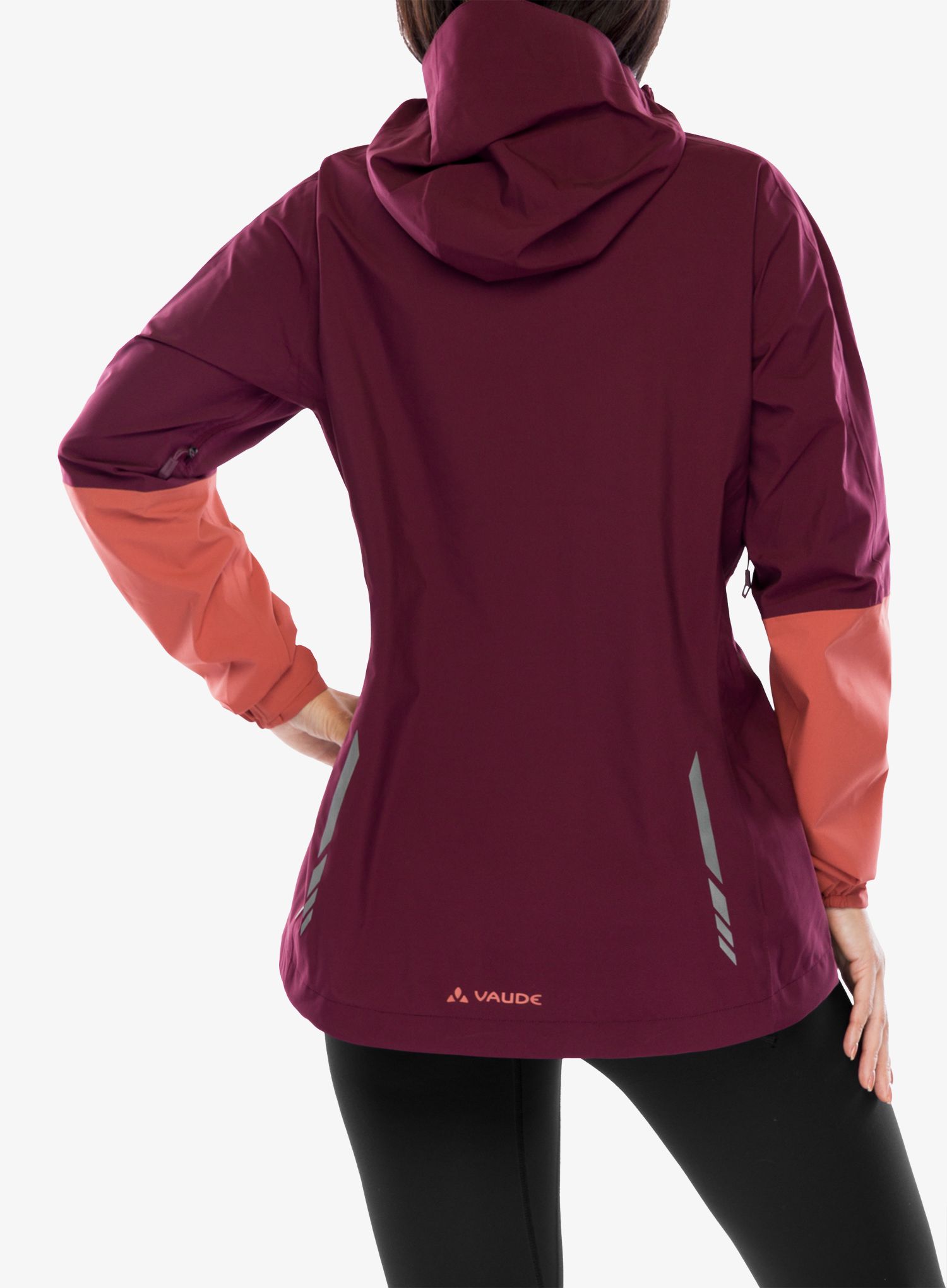 Dámská bunda do deště Vaude Moab Rain Jacket II - cassis uni