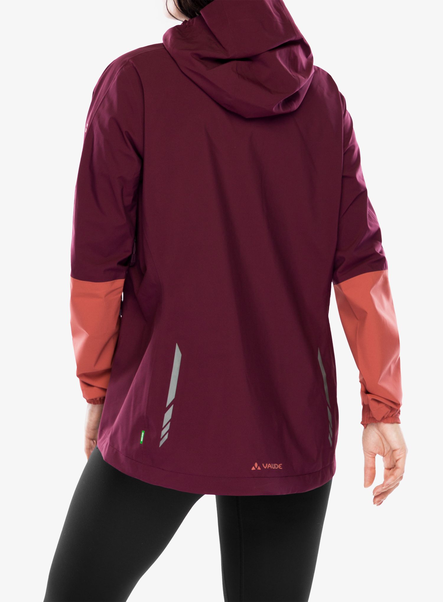 Dámská bunda do deště Vaude Moab Rain Jacket II - cassis uni