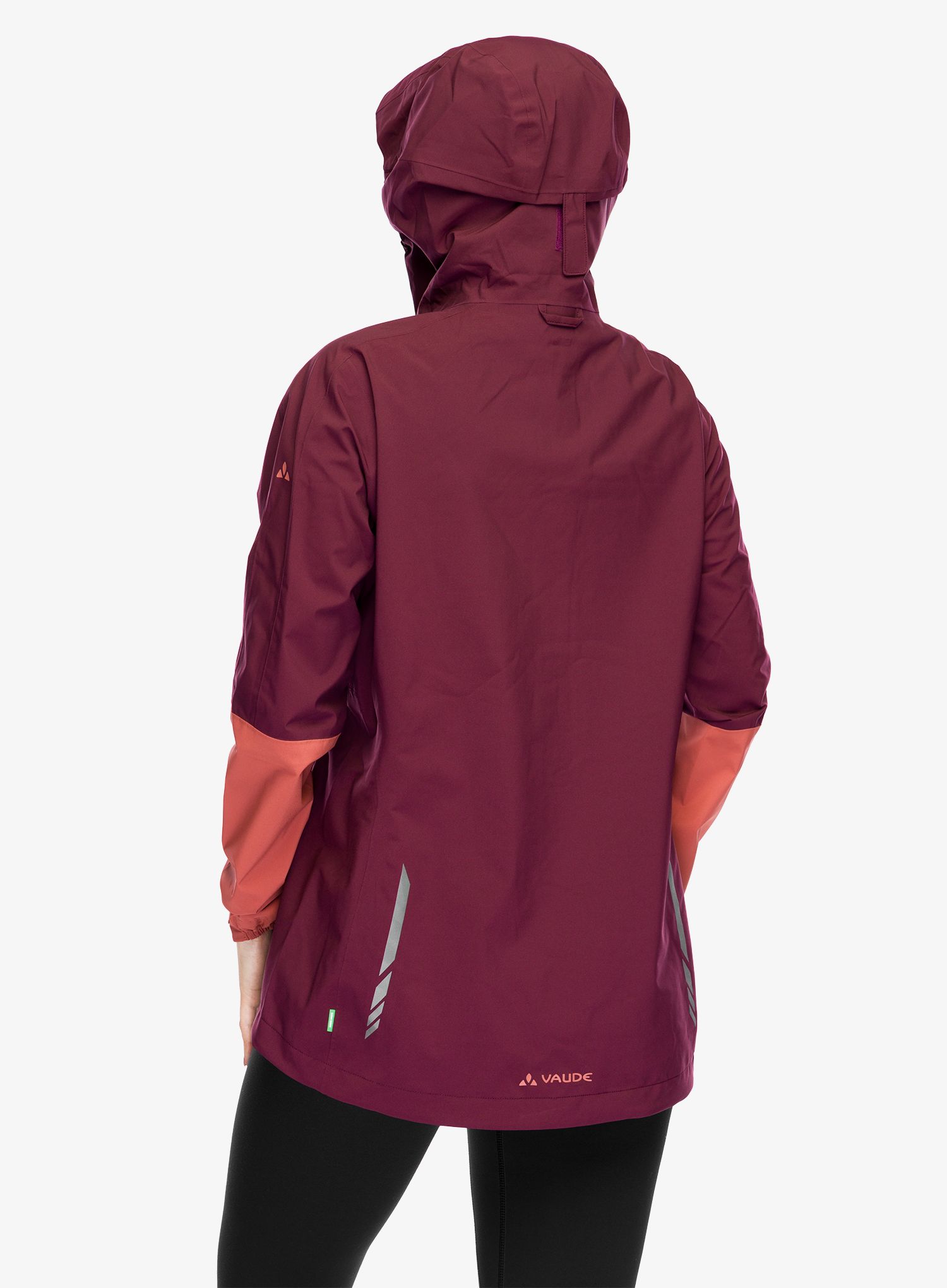 Dámská bunda do deště Vaude Moab Rain Jacket II - cassis uni