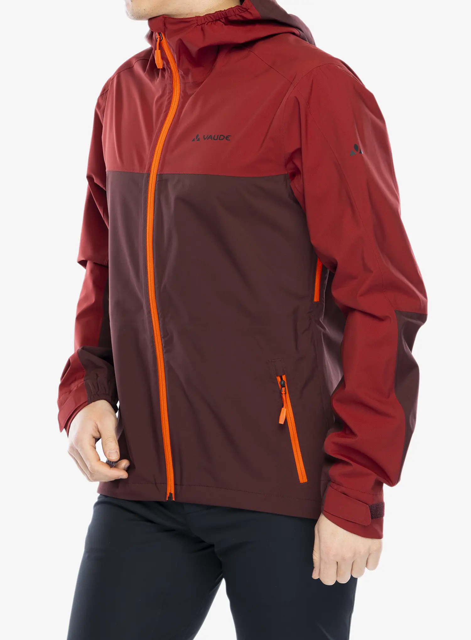 Bunda do deště Vaude Moab Rain Jacket - dark oak