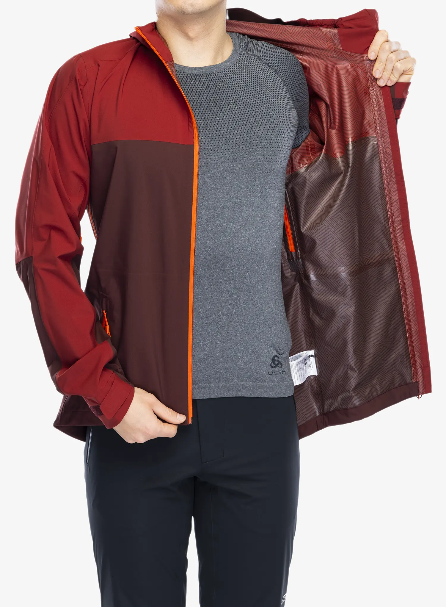 Bunda do deště Vaude Moab Rain Jacket - dark oak