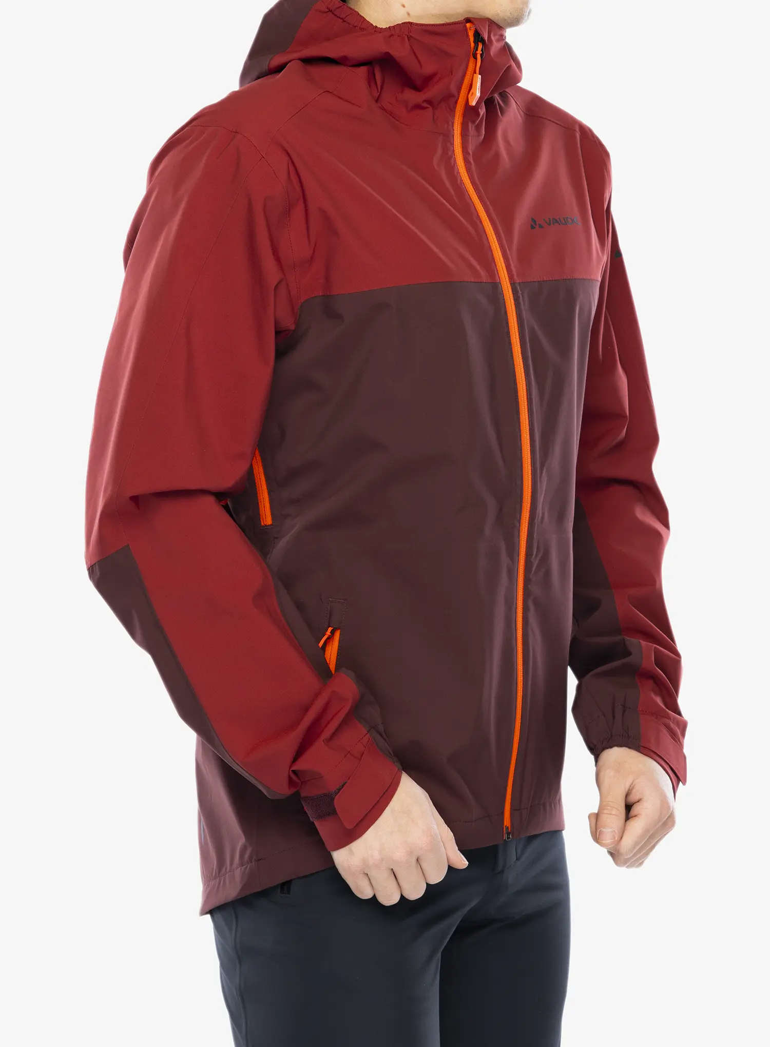 Bunda do deště Vaude Moab Rain Jacket - dark oak
